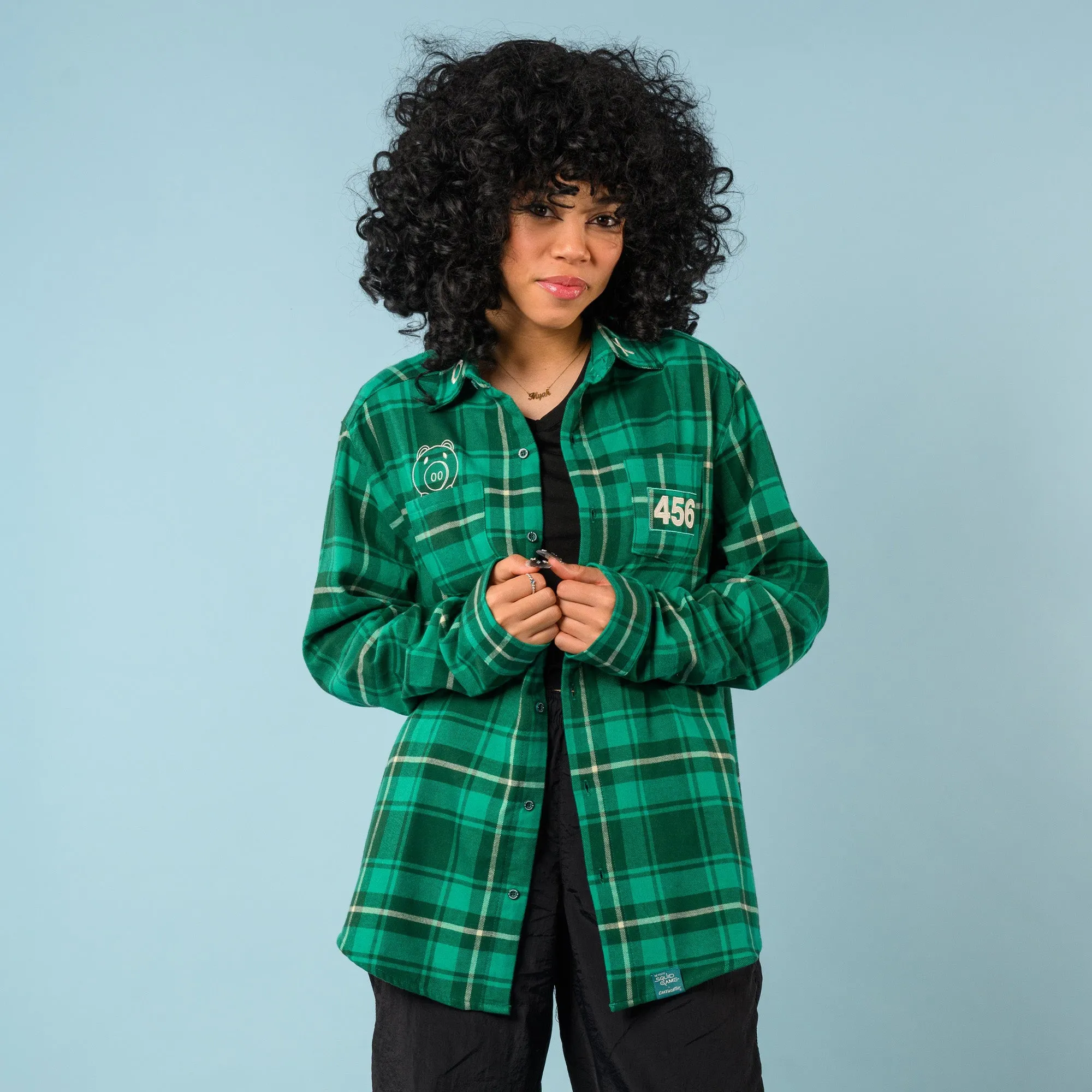 Player 456 Flannel sold by Cakeworthy product image thumbnail 3