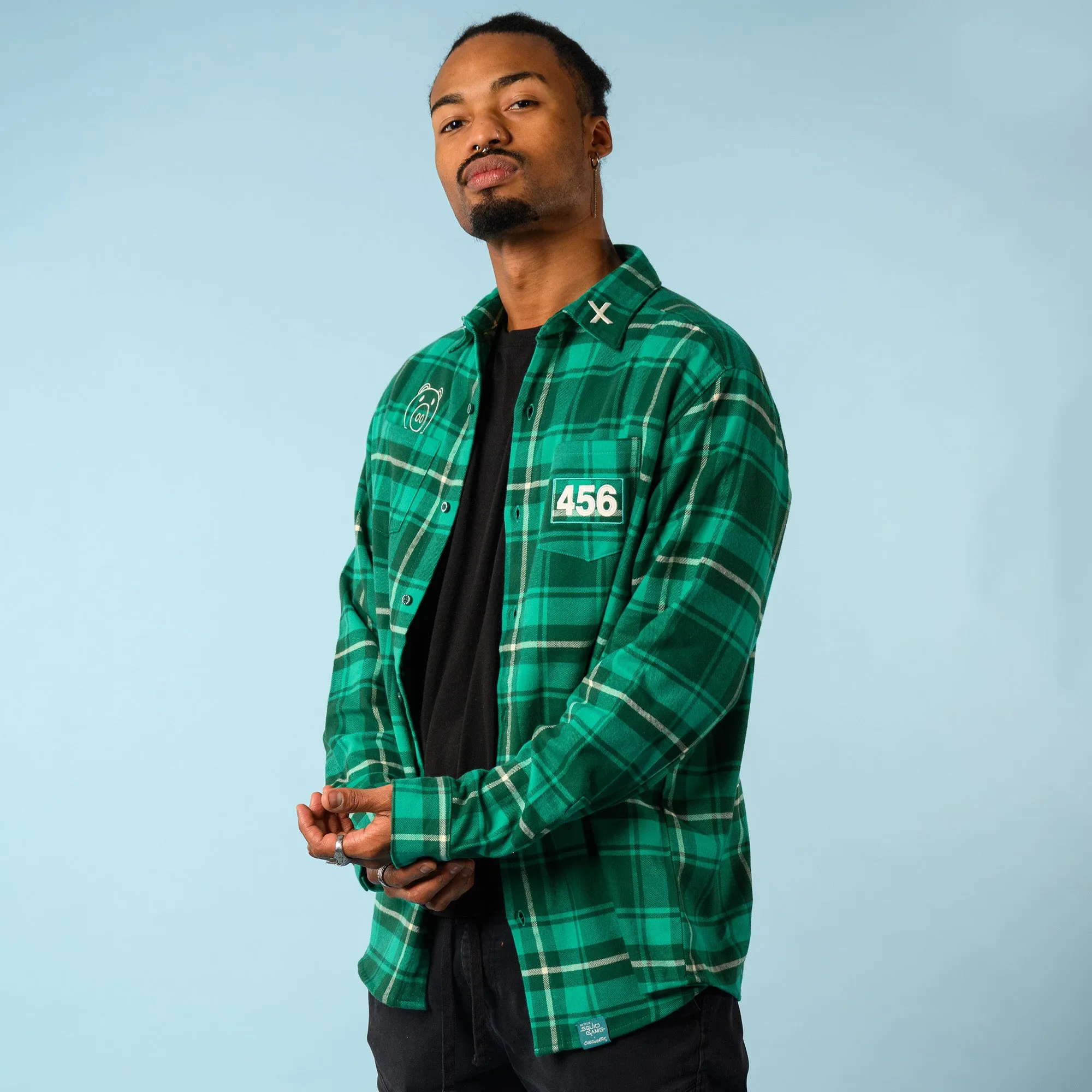 Player 456 Flannel sold by Cakeworthy product image thumbnail 2