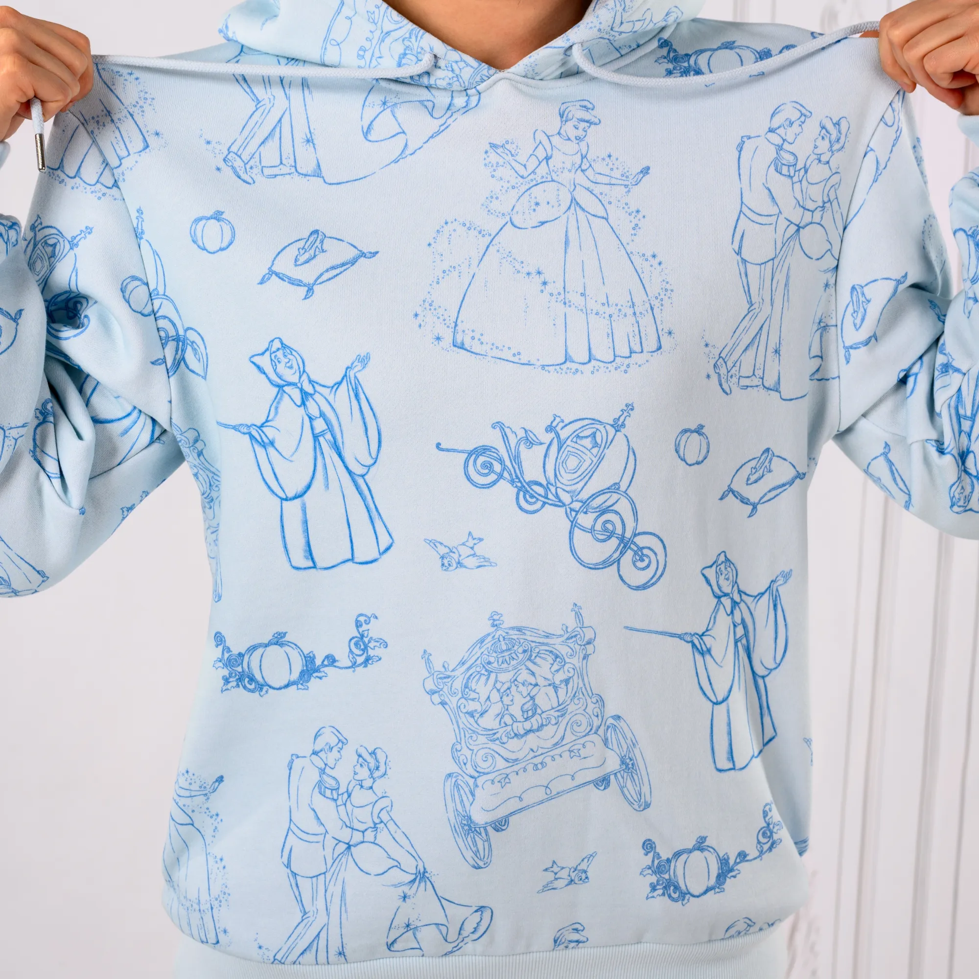 Cinderella AOP Hoodie sold by Cakeworthy product image thumbnail 3