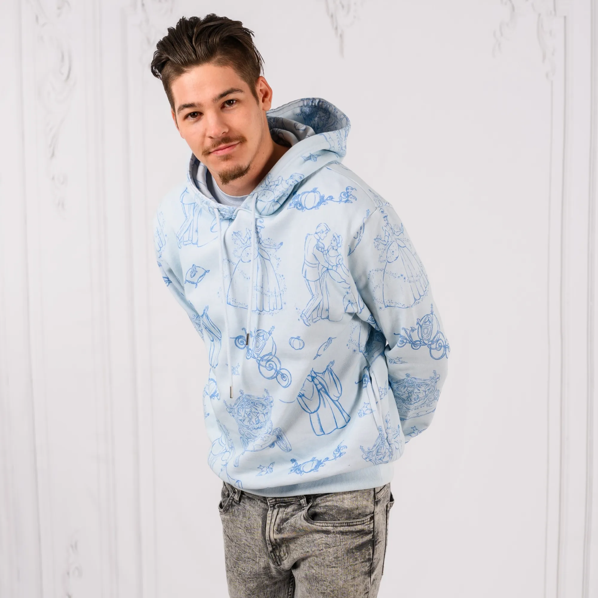 Cinderella AOP Hoodie sold by Cakeworthy product image thumbnail 4