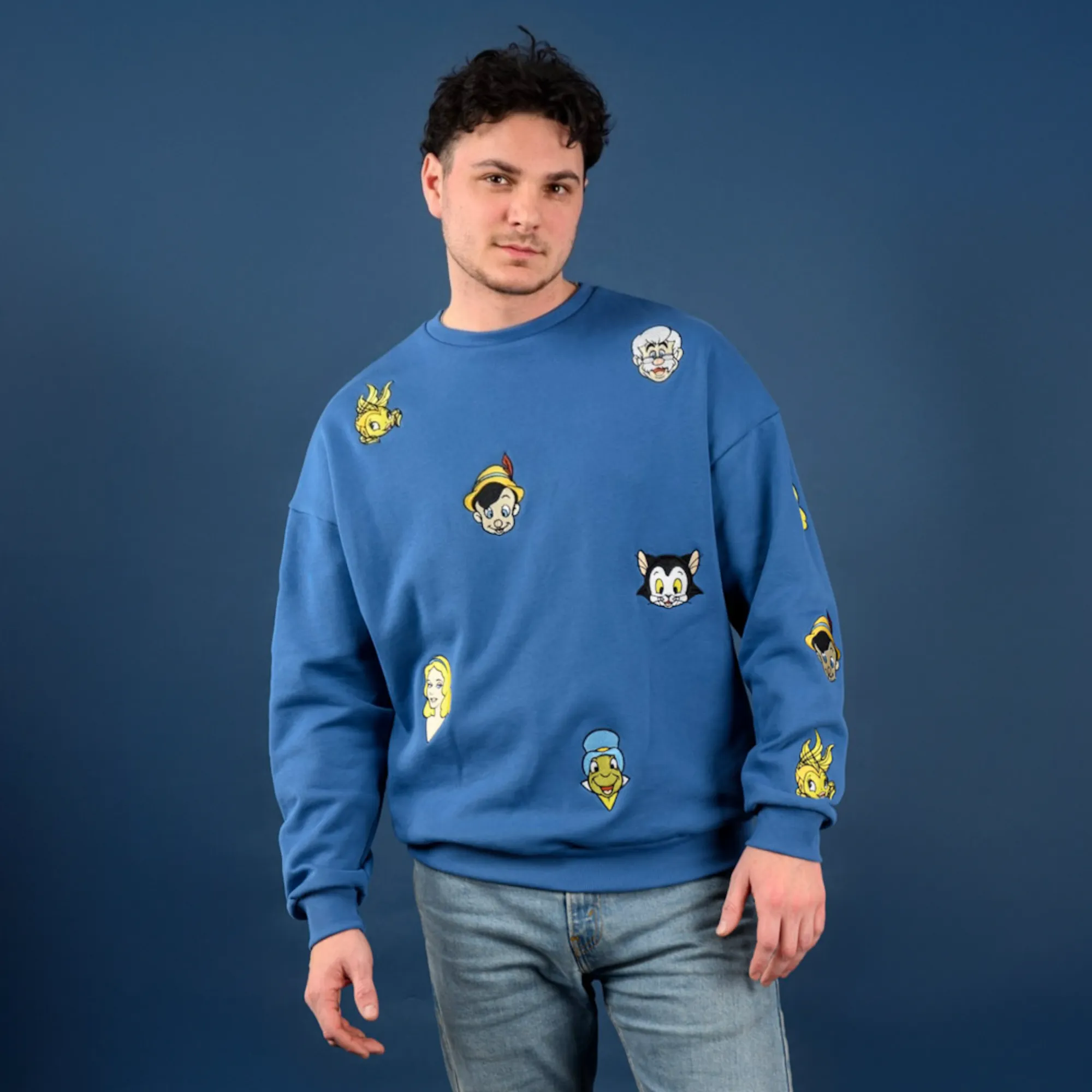 Pinocchio Embroidered Crewneck sold by Cakeworthy product image thumbnail 4