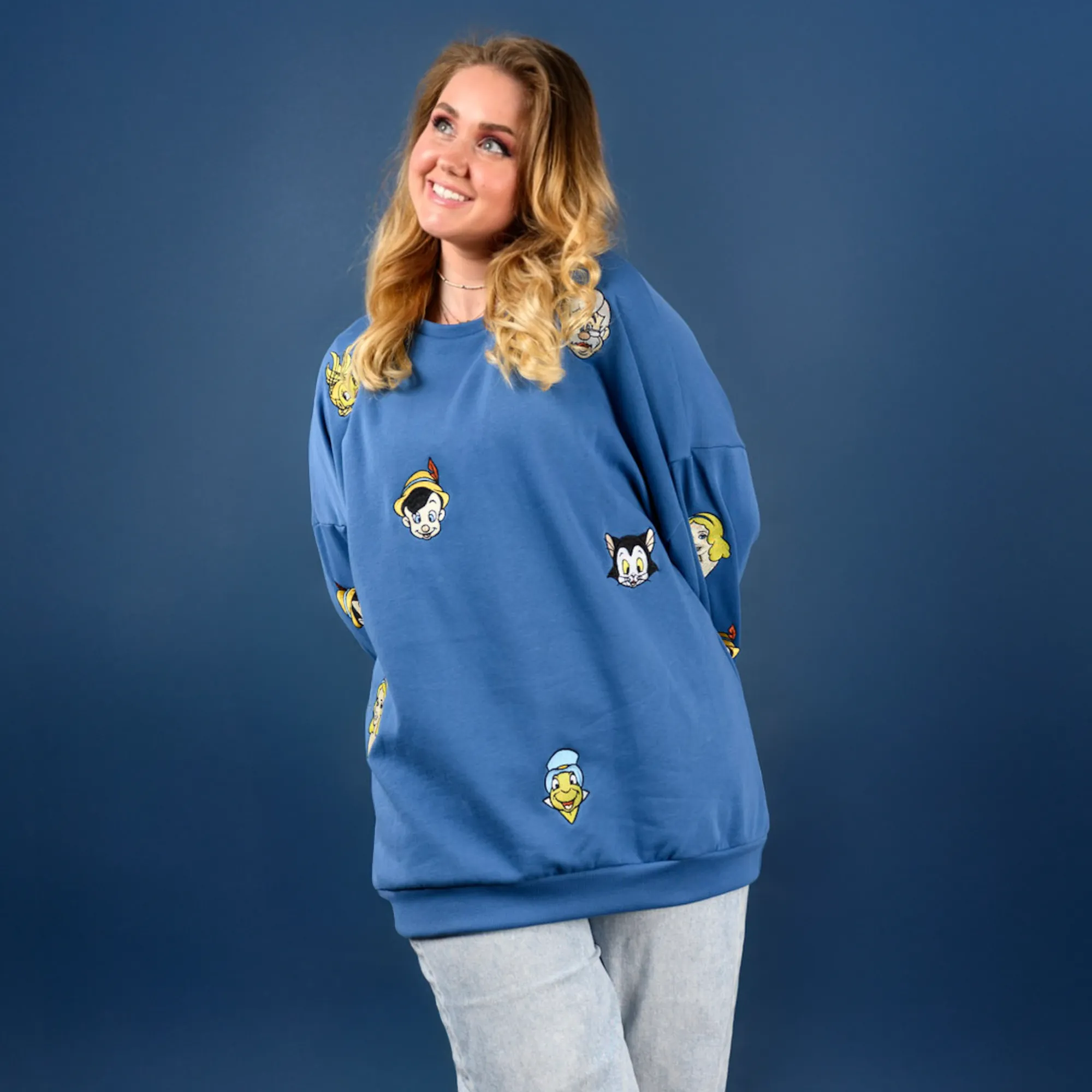 Pinocchio Embroidered Crewneck sold by Cakeworthy product image thumbnail 3