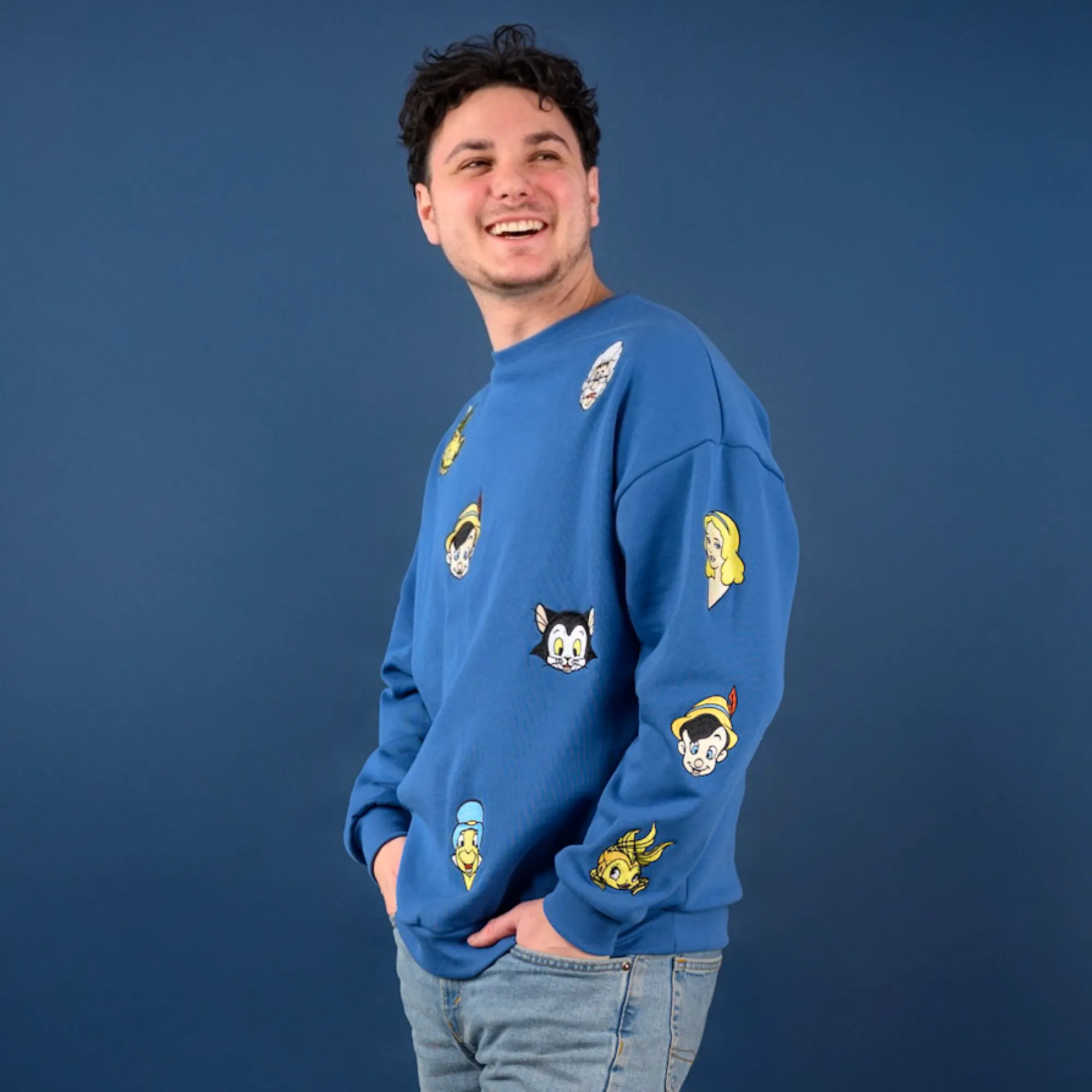 Pinocchio Embroidered Crewneck sold by Cakeworthy product image thumbnail 2