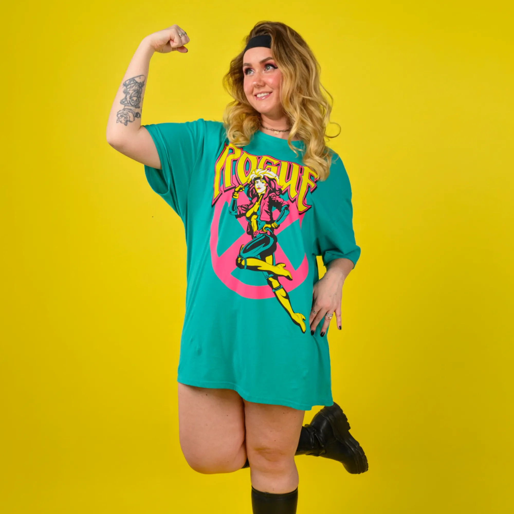 X-Men Rogue T-Shirt Dress sold by Cakeworthy