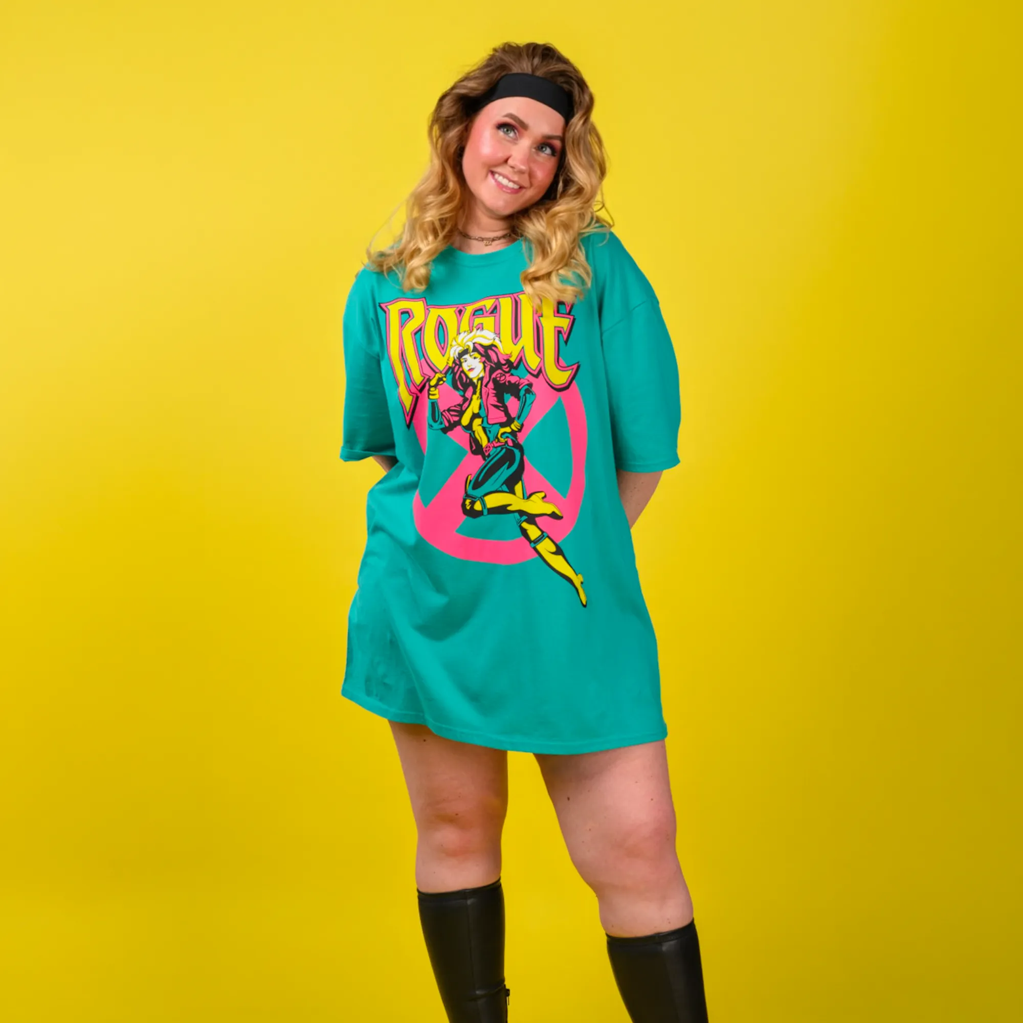 X-Men Rogue T-Shirt Dress sold by Cakeworthy product image thumbnail 4