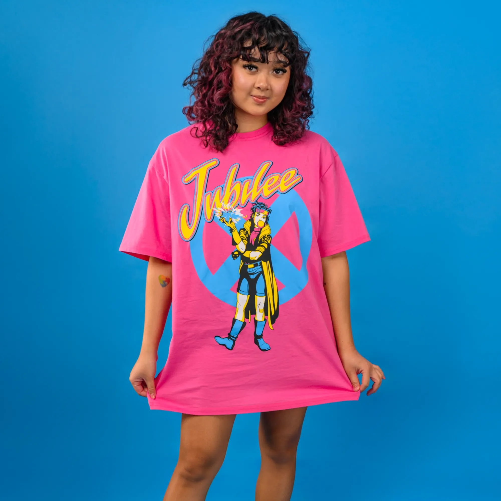 X-Men Jubilee T-Shirt Dress sold by Cakeworthy product image thumbnail 4