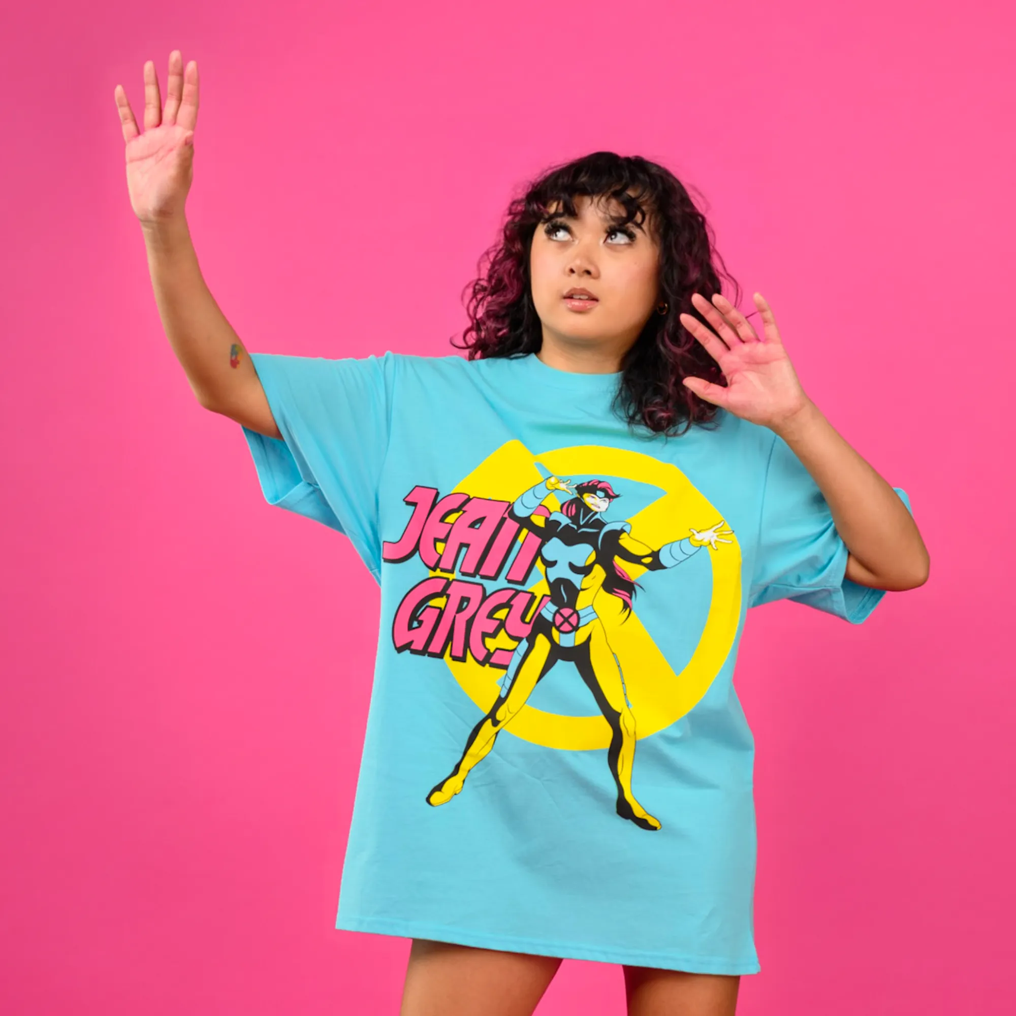 X-Men Jean Grey T-Shirt Dress sold by Cakeworthy