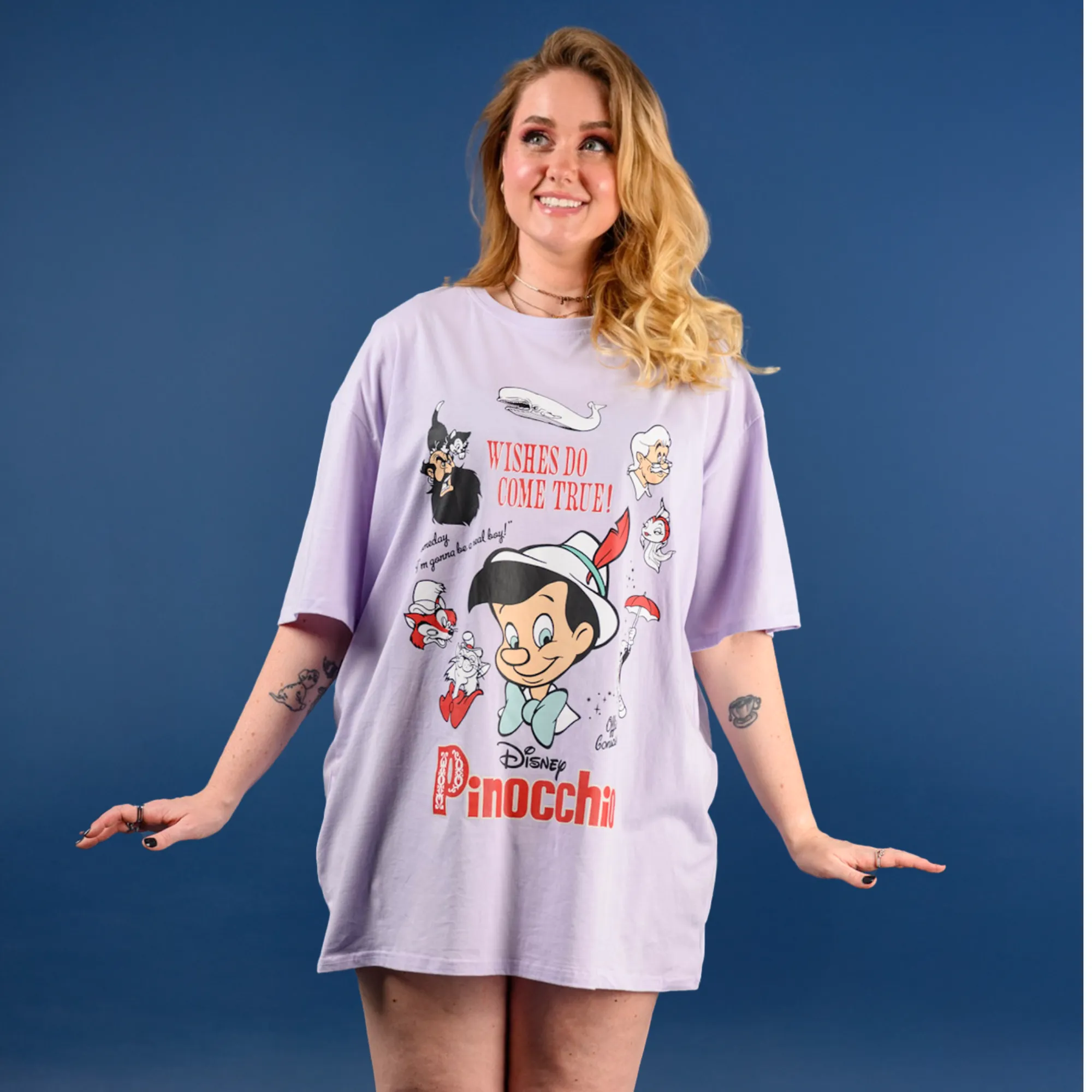 Pinocchio T-Shirt Dress sold by Cakeworthy