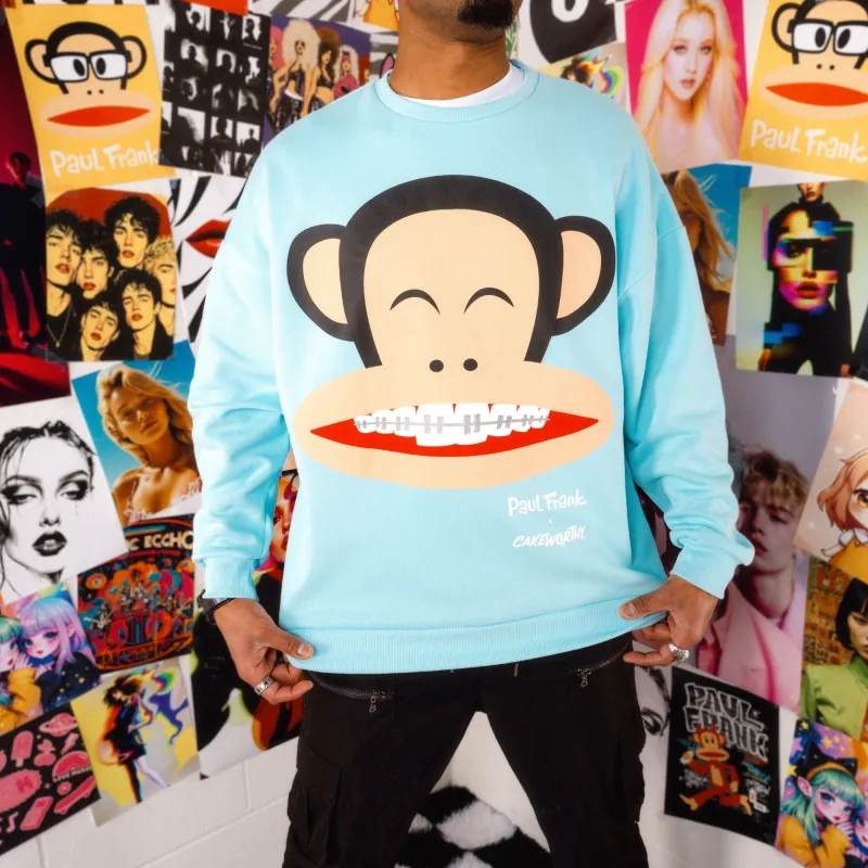 Paul Frank Julius Braces Drop Sleeve Crewneck sold by Cakeworthy