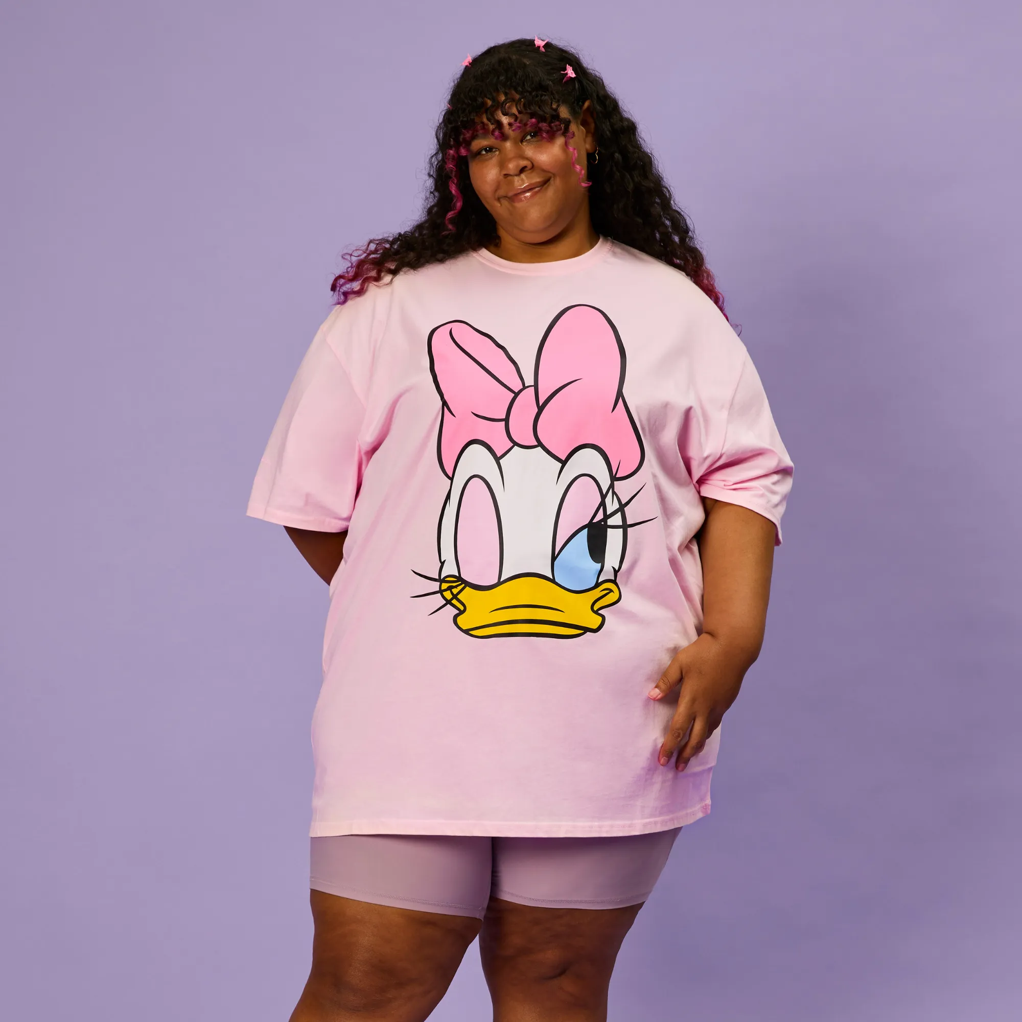 Daisy Duck T-Shirt Dress sold by Cakeworthy product image thumbnail 5