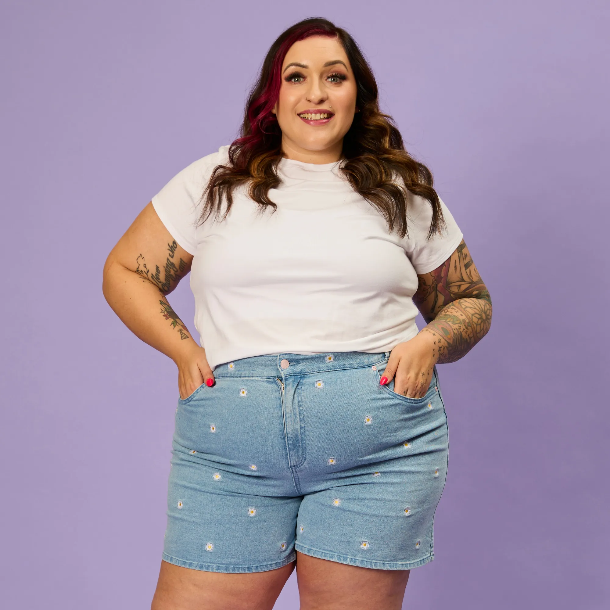 Daisy Duck Denim Shorts sold by Cakeworthy product image thumbnail 2