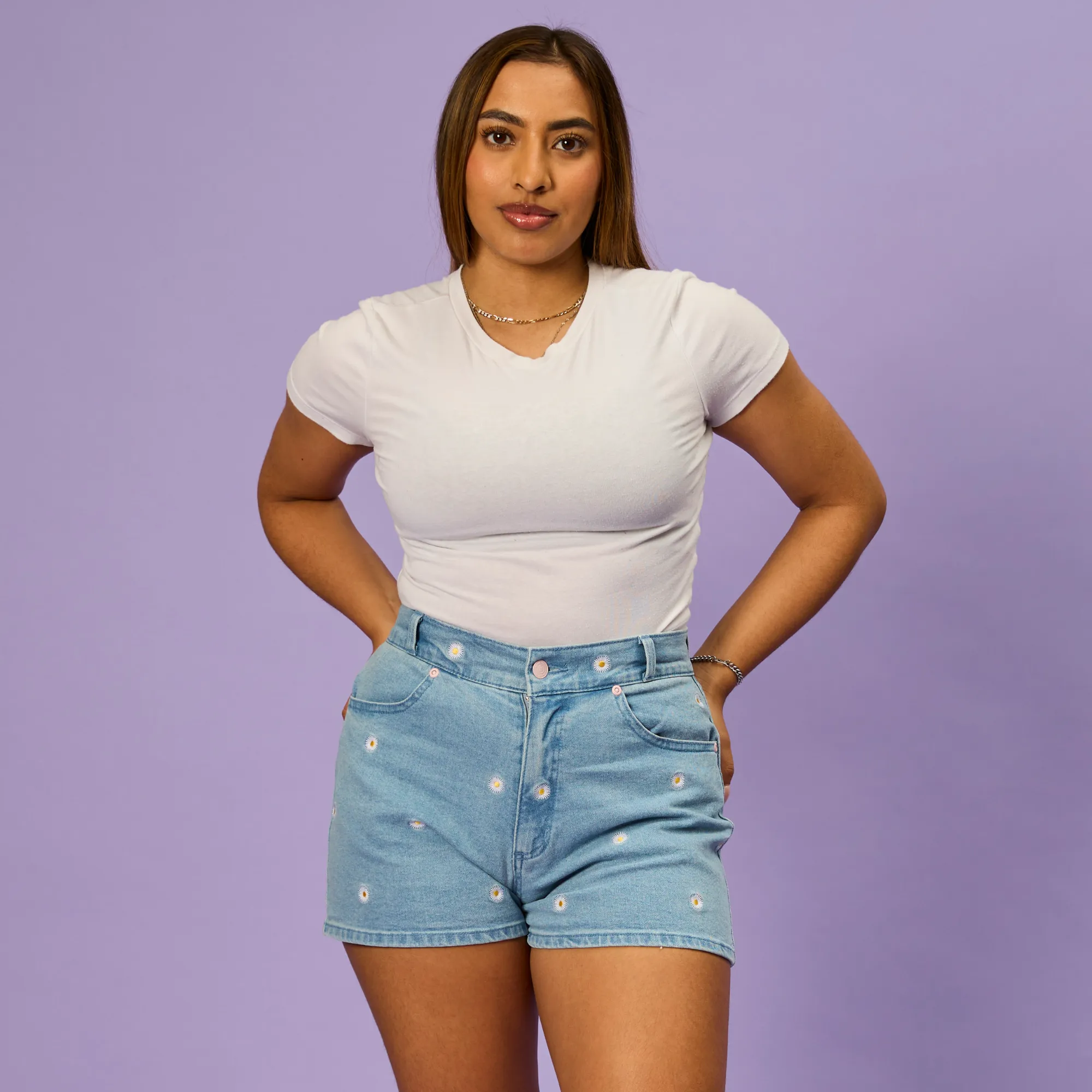 Daisy Duck Denim Shorts sold by Cakeworthy product image thumbnail 3