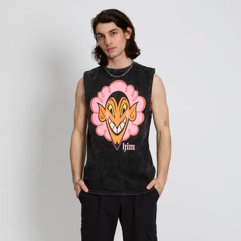 Powerpuff Girls Him Drop Sleeve Tank sold by Cakeworthy