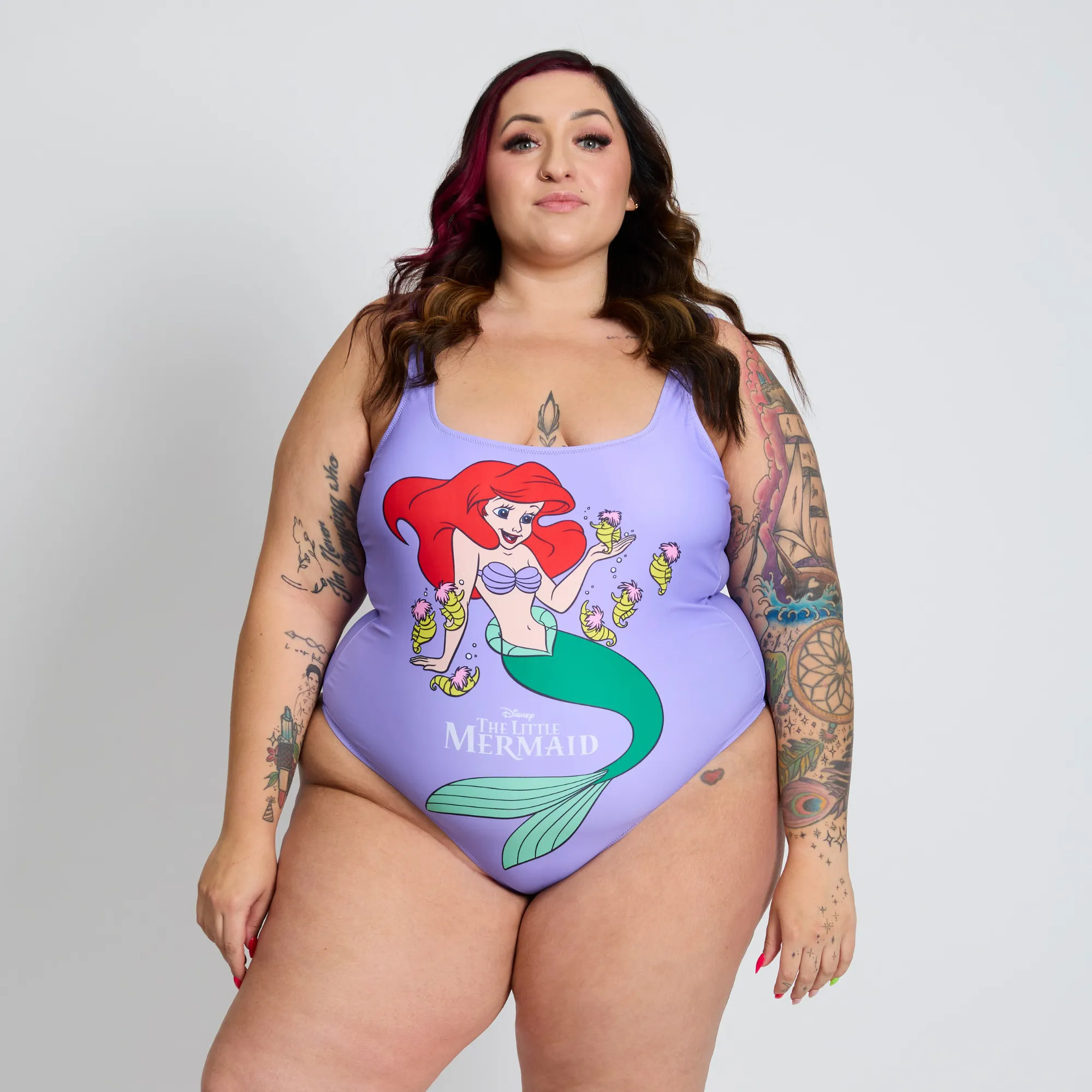 Little Mermaid One Piece Swimsuit sold by Cakeworthy product image thumbnail 4