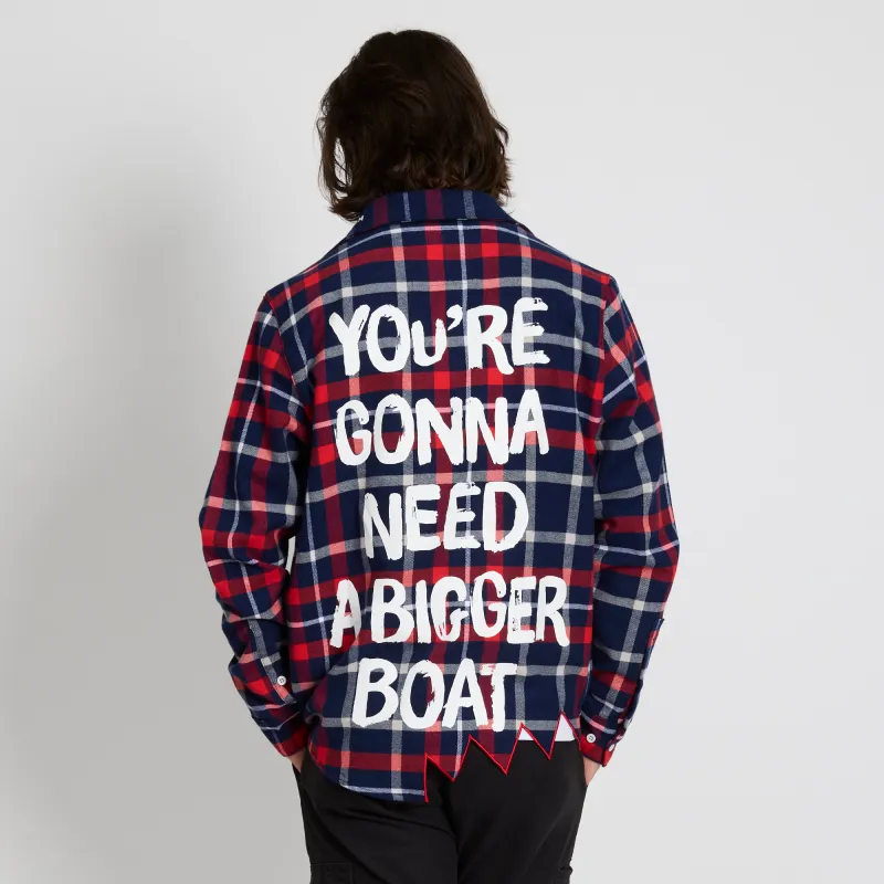 Jaws Anniversary Flannel sold by Cakeworthy