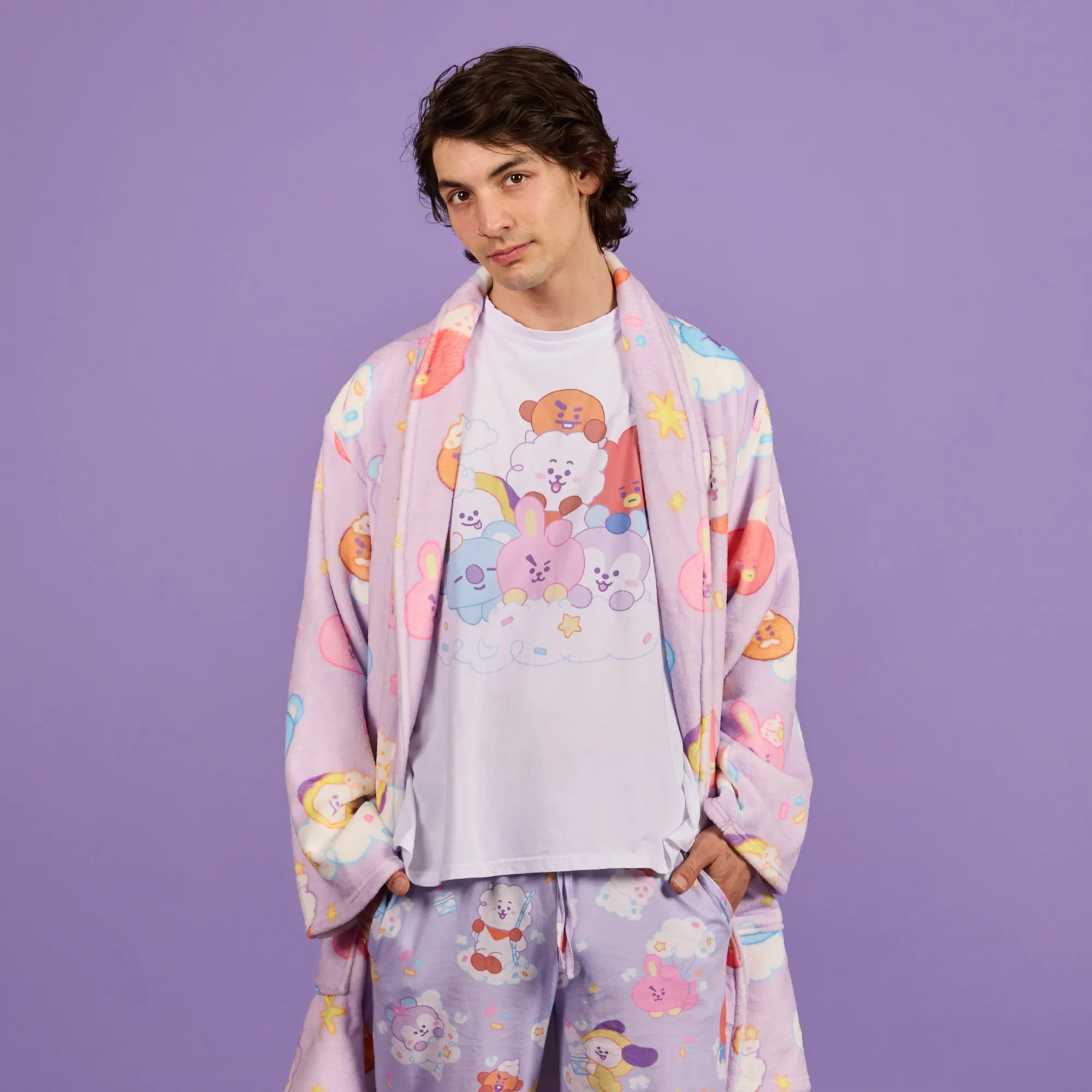 BT21 On The Cloud PJ Set sold by Cakeworthy product image thumbnail 2