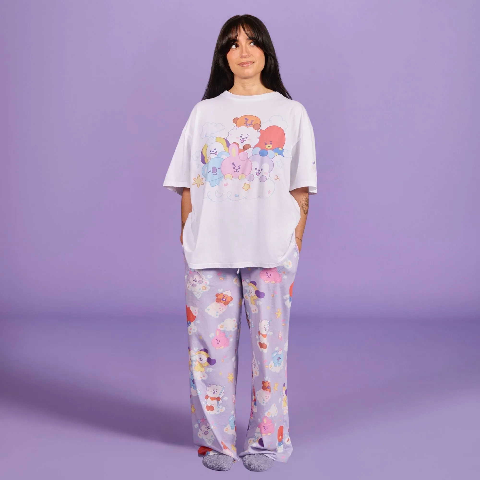 BT21 On The Cloud PJ Set sold by Cakeworthy product image thumbnail 4