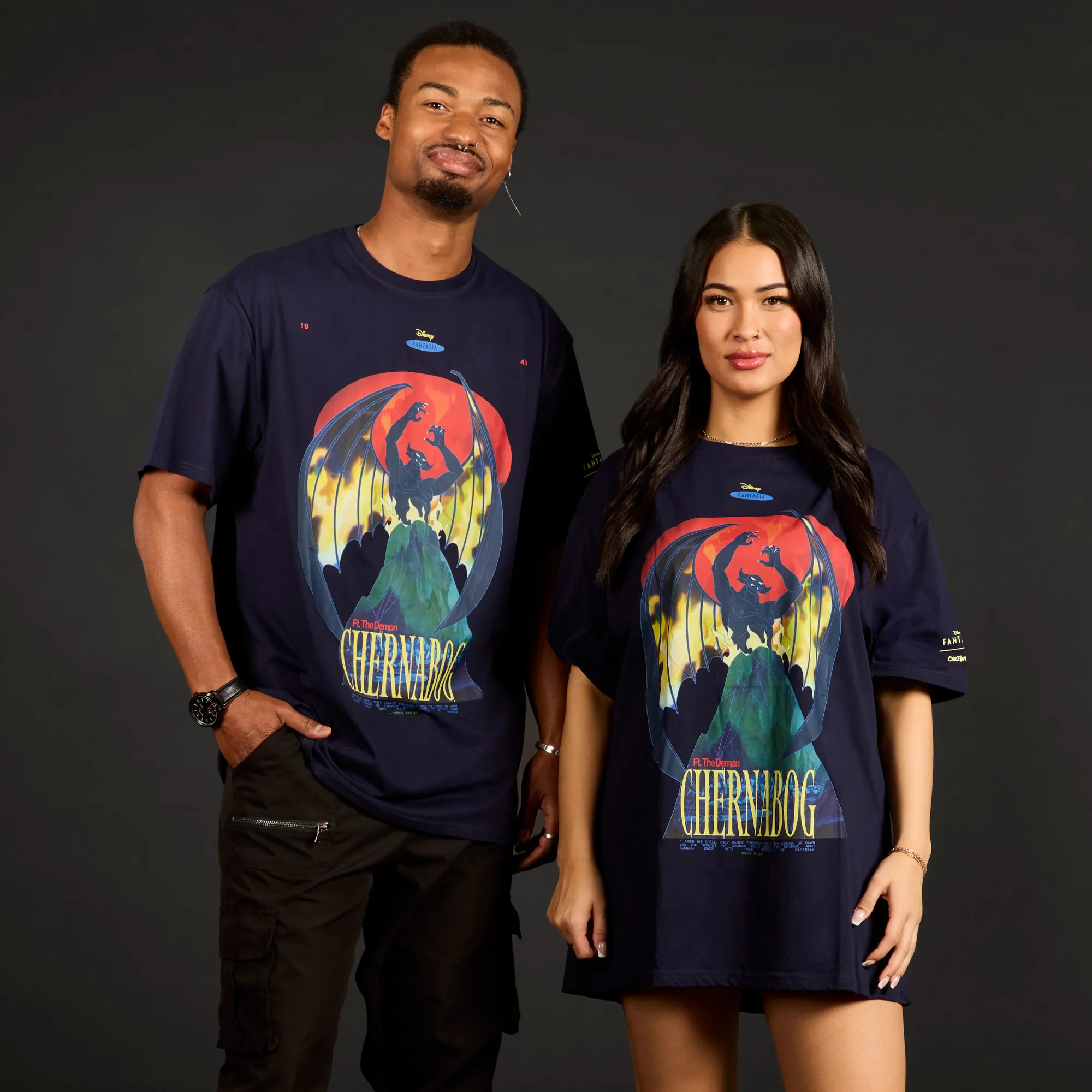 Fantasia Chernabog T-Shirt Dress sold by Cakeworthy product image thumbnail 2