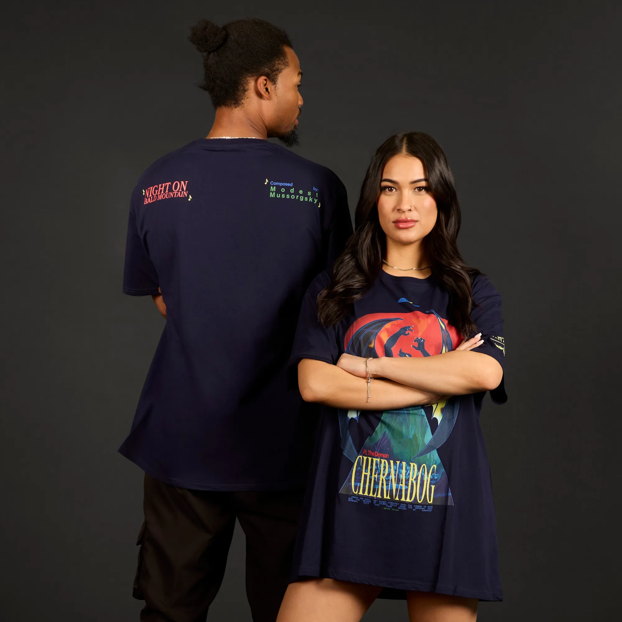 Fantasia Chernabog T-Shirt Dress sold by Cakeworthy product image thumbnail 5