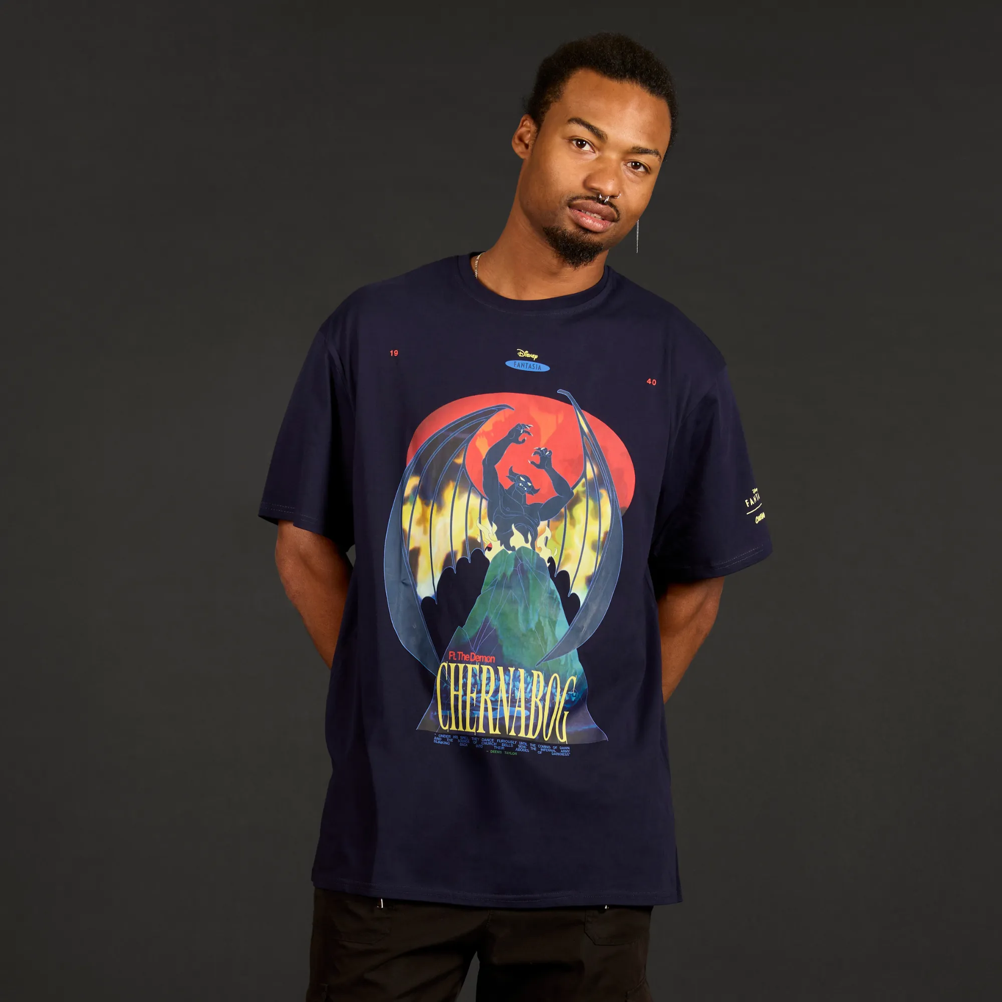 Fantasia Chernabog T-Shirt Dress sold by Cakeworthy product image thumbnail 4