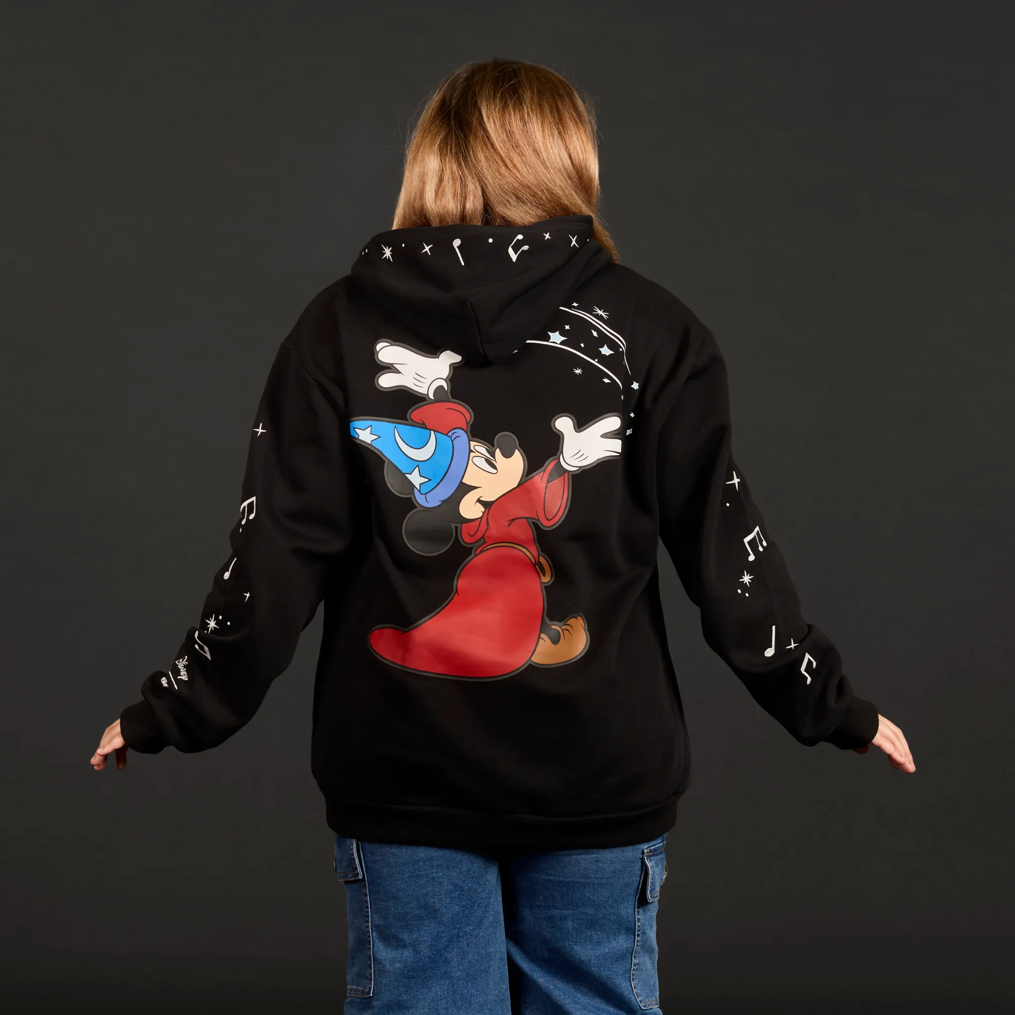 Sorcerer Mickey Glow Hoodie sold by Cakeworthy product image thumbnail 2