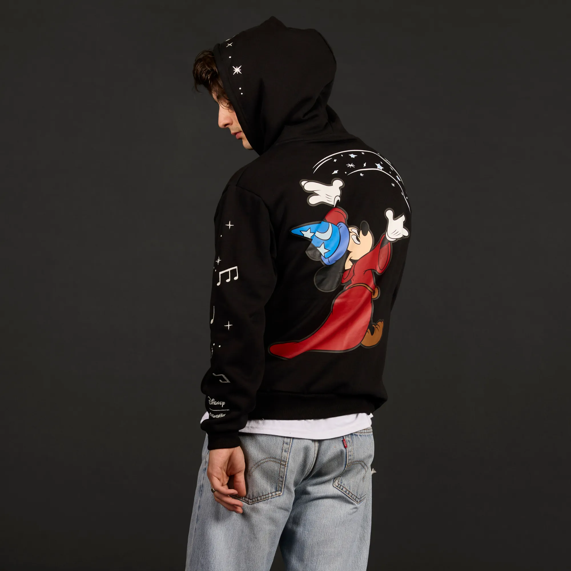 Sorcerer Mickey Glow Hoodie sold by Cakeworthy product image thumbnail 3