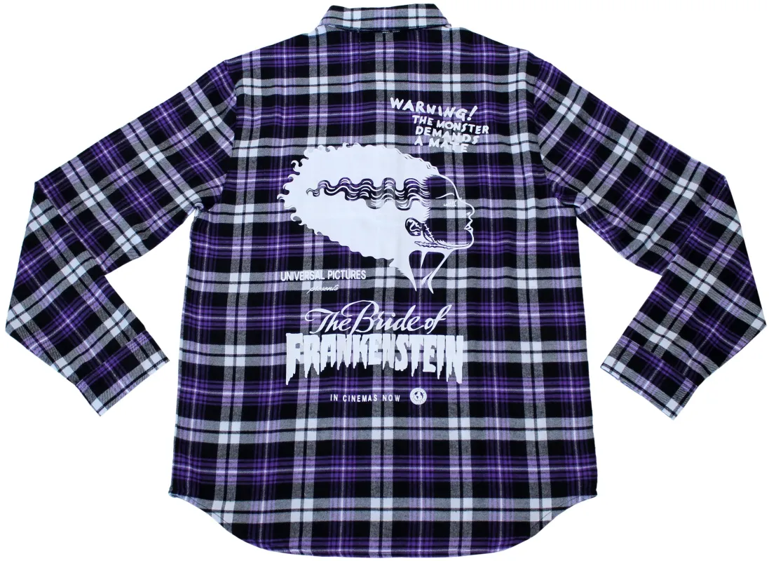 Universal Monsters Bride of Frankenstein Flannel sold by Cakeworthy