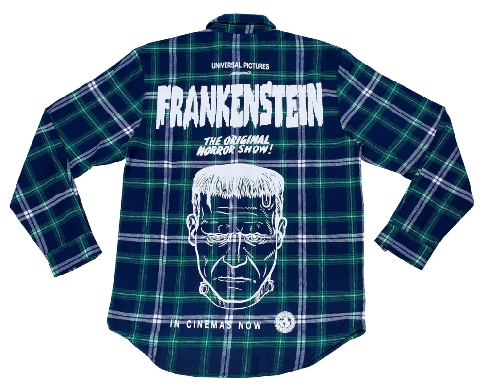 Universal Monsters Frankenstein Flannel sold by Cakeworthy