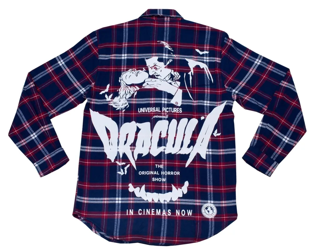 Universal Monsters Dracula Flannel sold by Cakeworthy