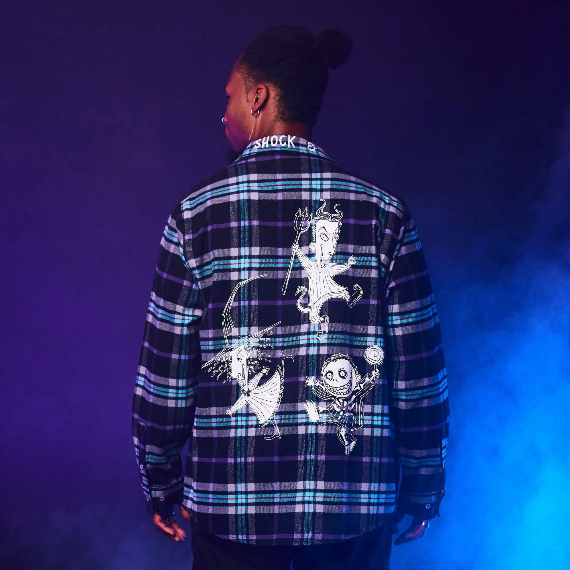 Lock Shock And Barrel Flannel sold by Cakeworthy product image thumbnail 5