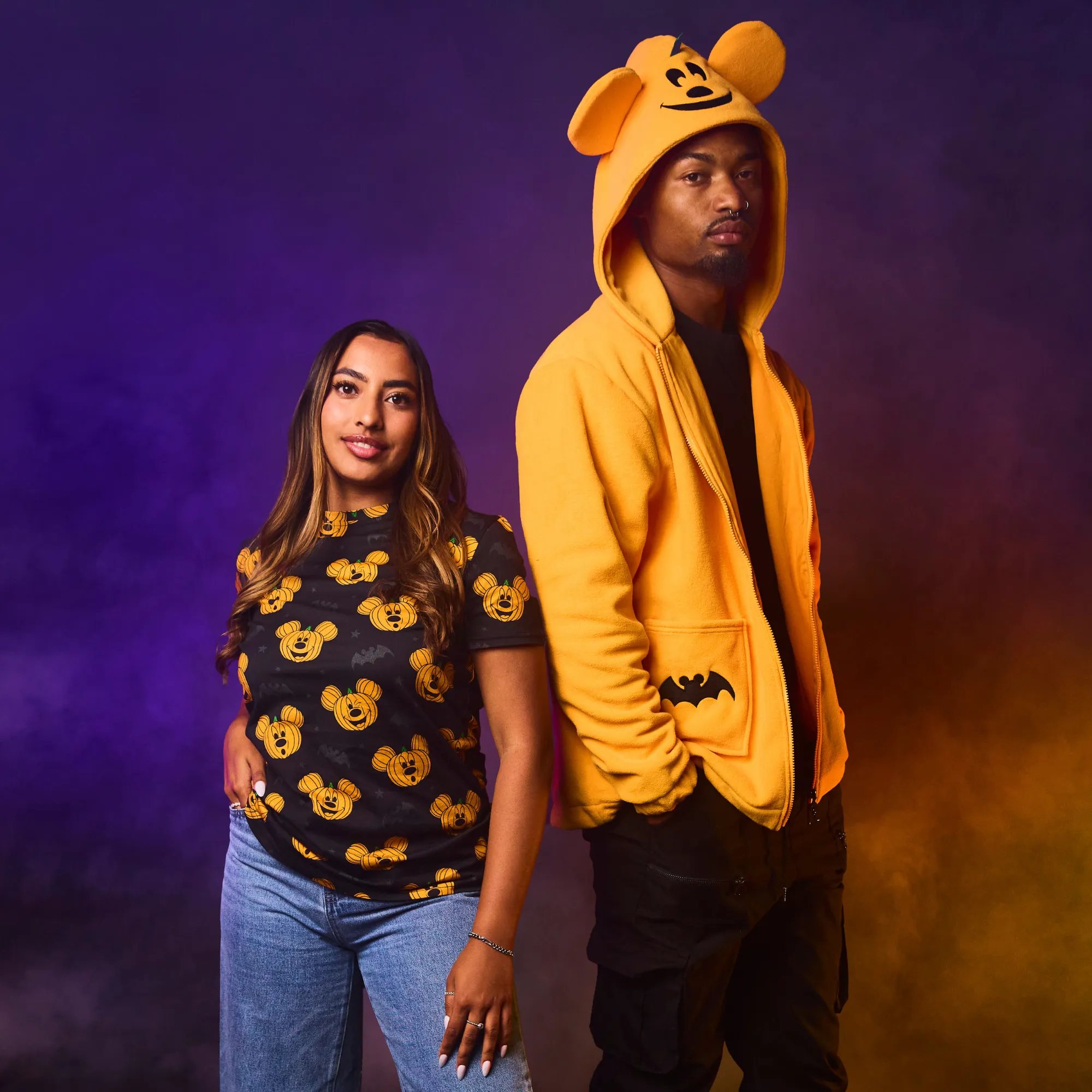 Mickey Pumpkin Sherpa Hoodie sold by Cakeworthy product image thumbnail 5