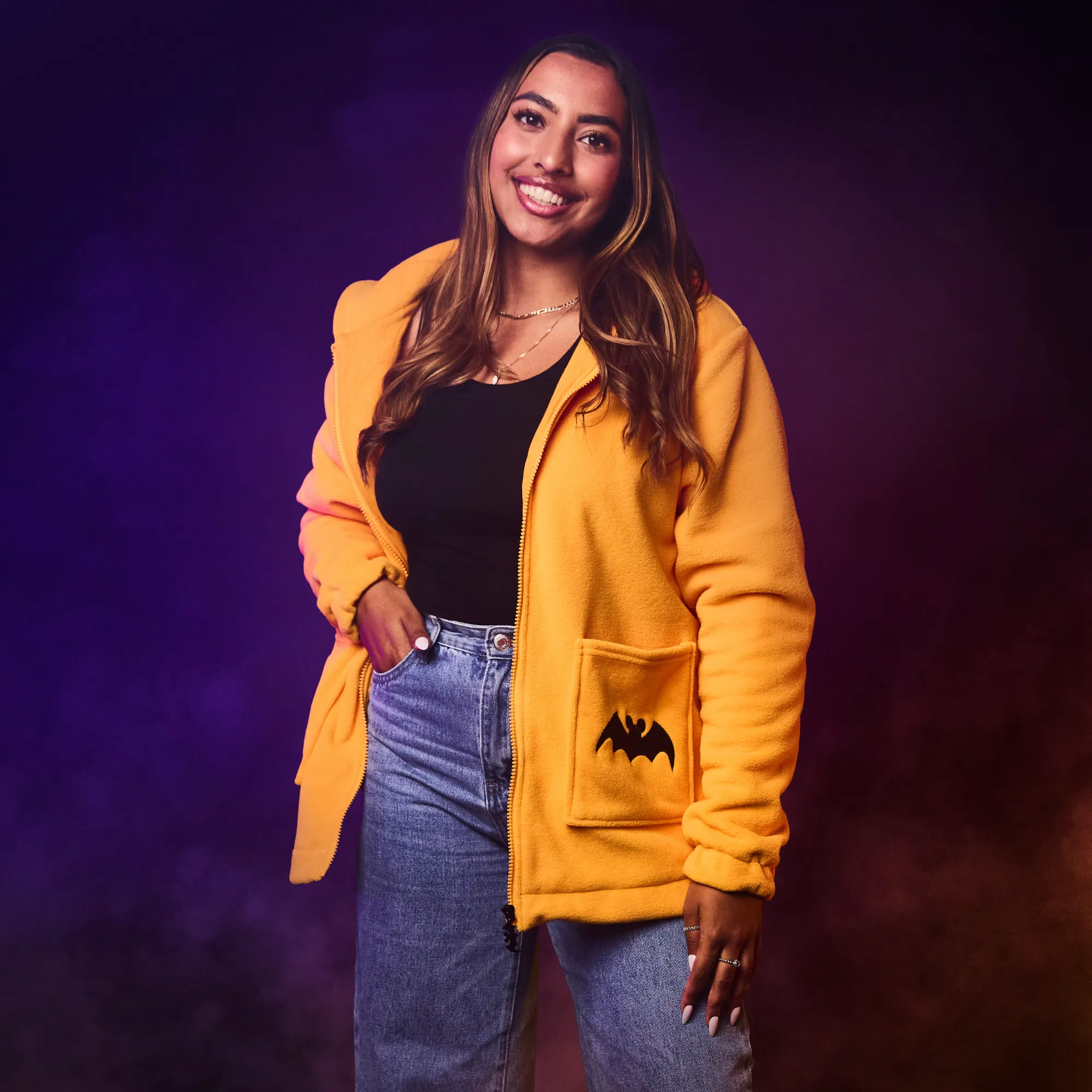 Mickey Pumpkin Sherpa Hoodie sold by Cakeworthy product image thumbnail 3