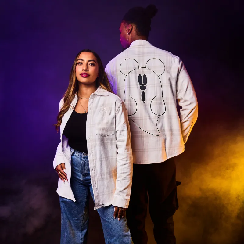 Mickey Glow In The Dark Ghost Flannel sold by Cakeworthy