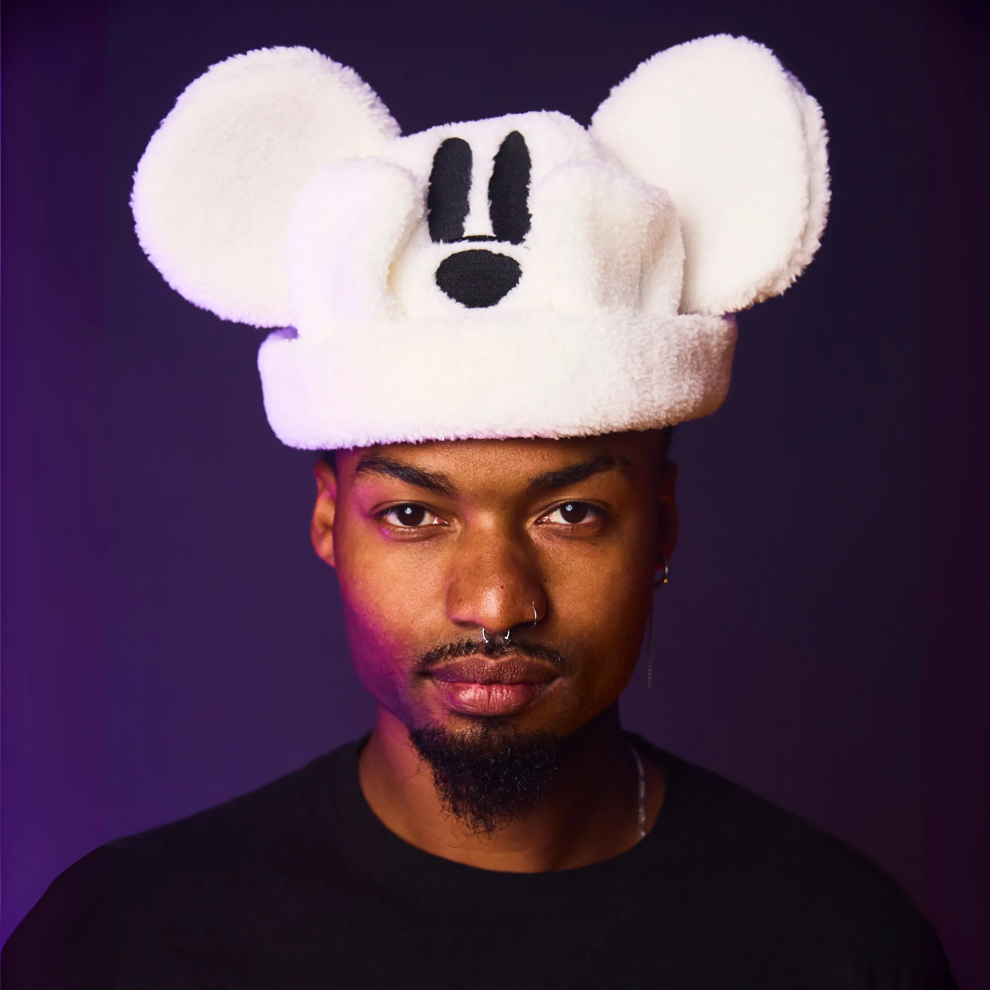 Mickey Ghost Sherpa Beanie sold by Cakeworthy product image thumbnail 3