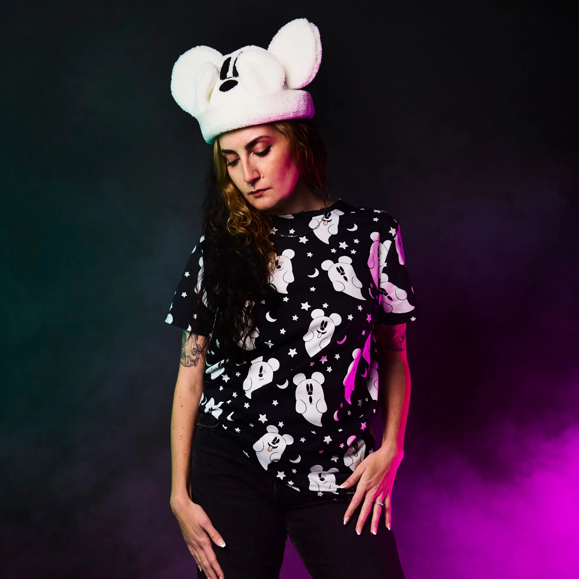 Mickey Ghost Sherpa Beanie sold by Cakeworthy product image thumbnail 4