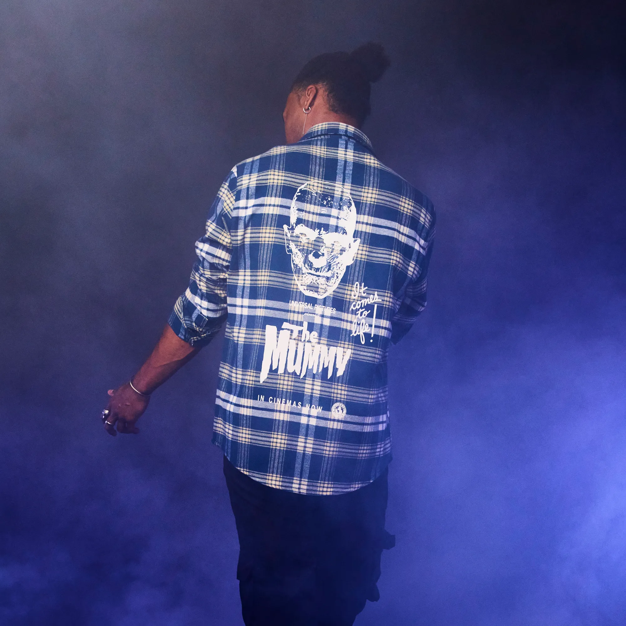 Universal Monsters The Mummy Flannel sold by Cakeworthy product image thumbnail 3