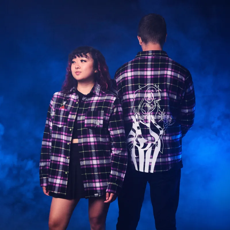 Beetlejuice Flannel II sold by Cakeworthy