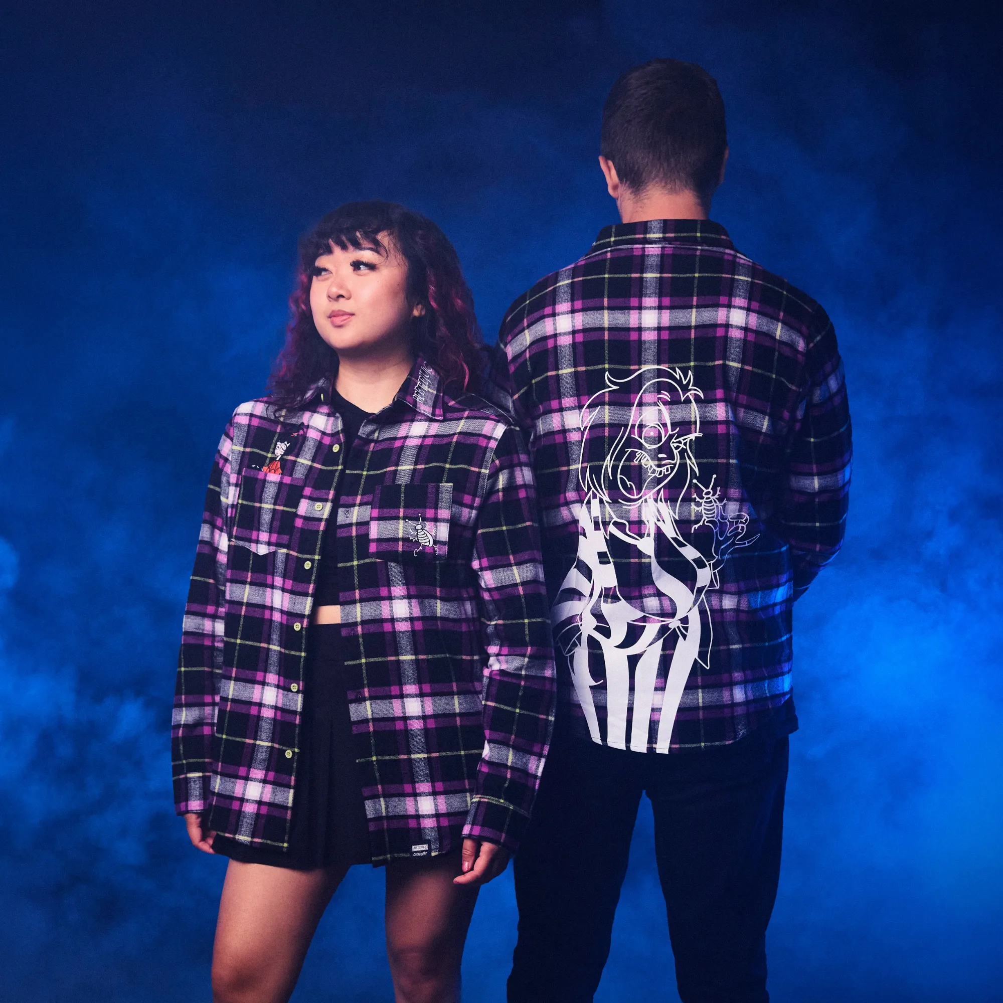 Beetlejuice Flannel II sold by Cakeworthy