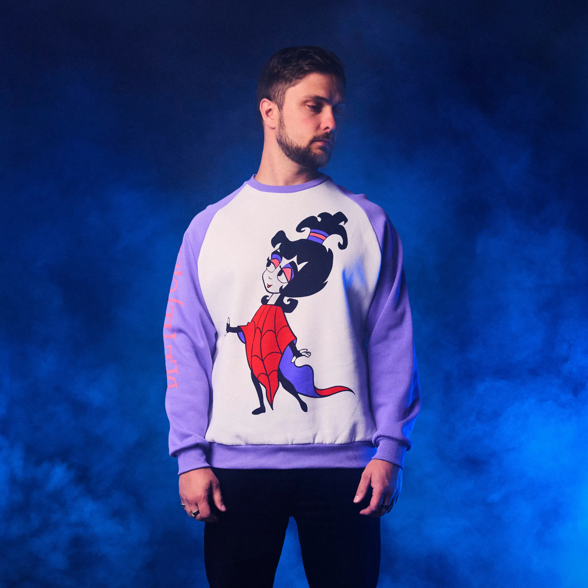 Lydia Deetz Retro Raglan Sweater sold by Cakeworthy product image thumbnail 3