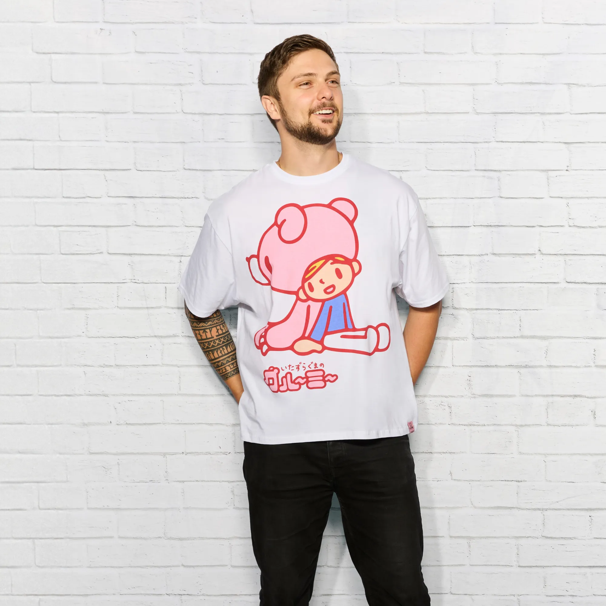 Gloomy Bear Drop Sleeve T-Shirt sold by Cakeworthy product image thumbnail 3