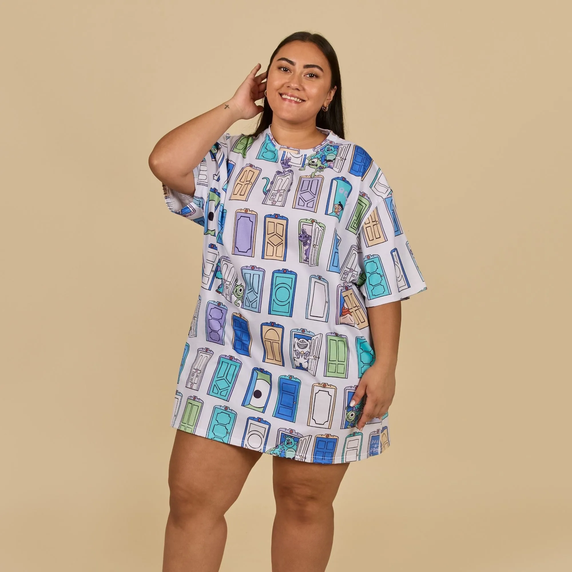Monsters Inc T-Shirt Dress sold by Cakeworthy product image thumbnail 2