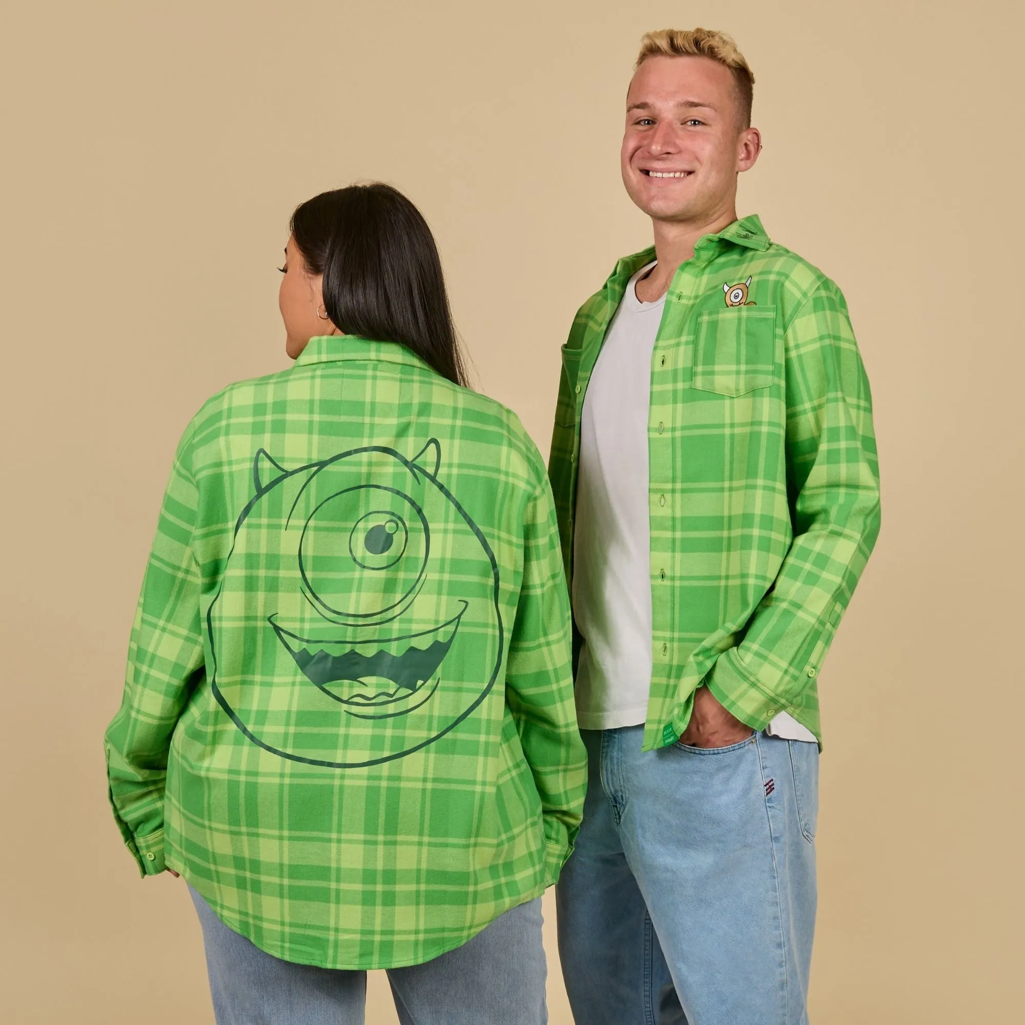 Mike Wazowski Flannel sold by Cakeworthy