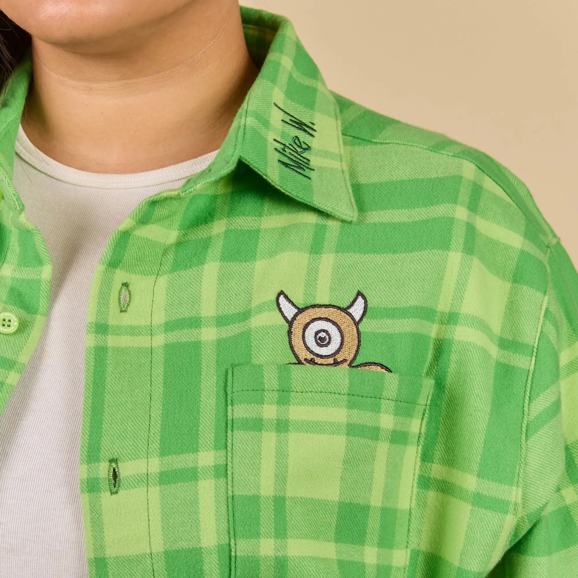 Mike Wazowski Flannel sold by Cakeworthy product image thumbnail 5
