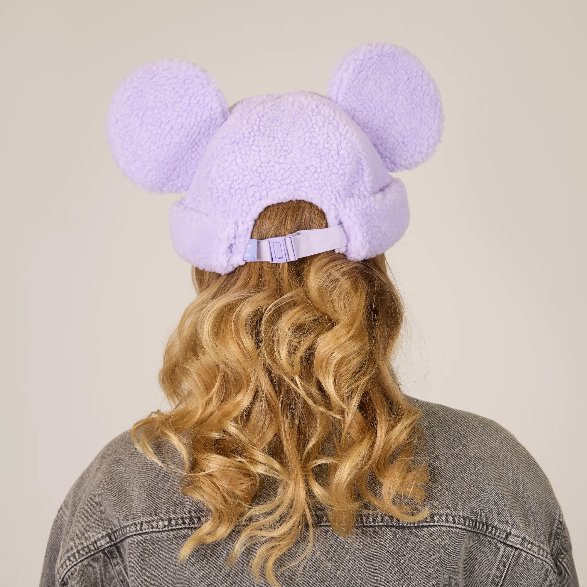 Mickey Sherpa Beanie Lavender sold by Cakeworthy product image thumbnail 5