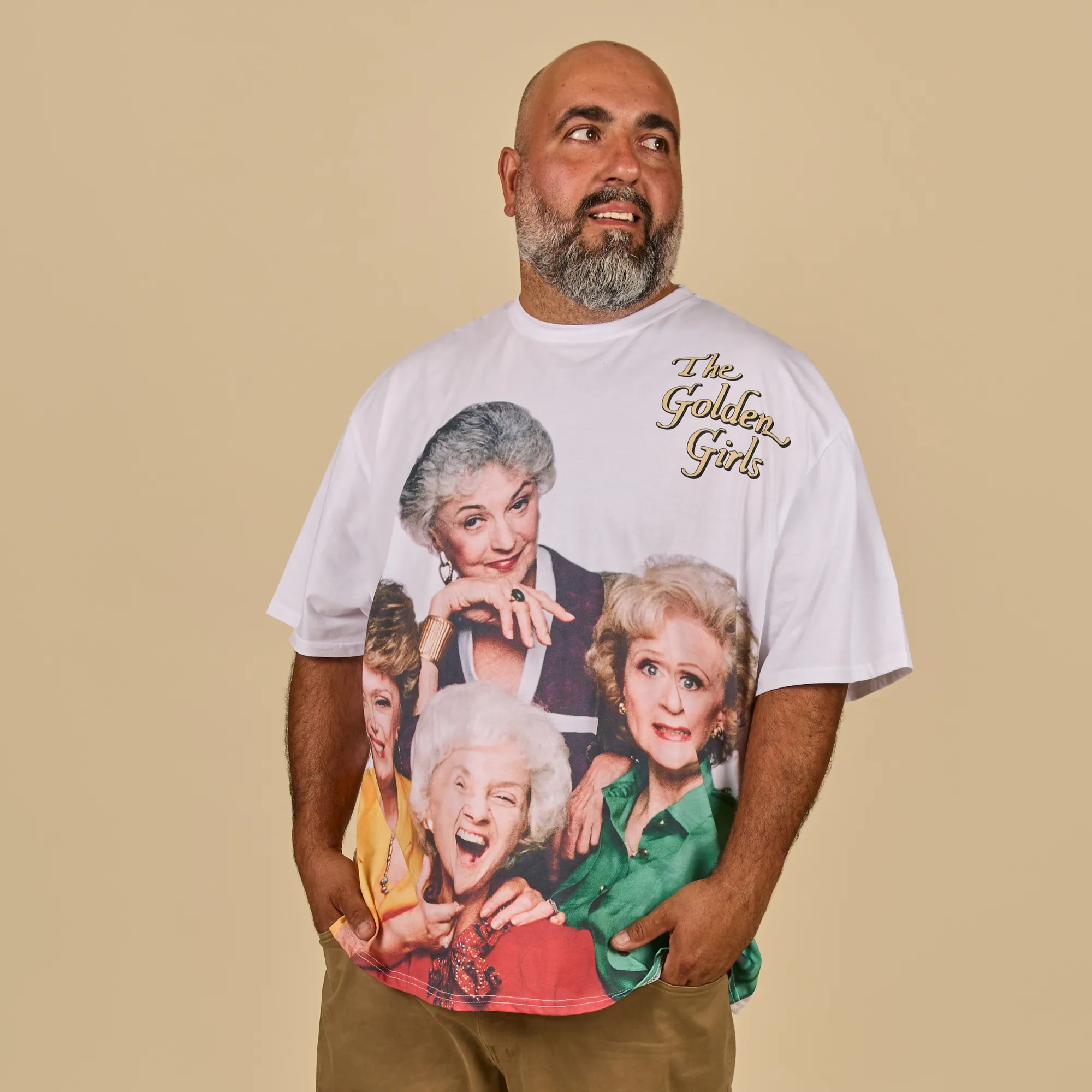 The Golden Girls Photo Drop Sleeve T-Shirt sold by Cakeworthy product image thumbnail 2