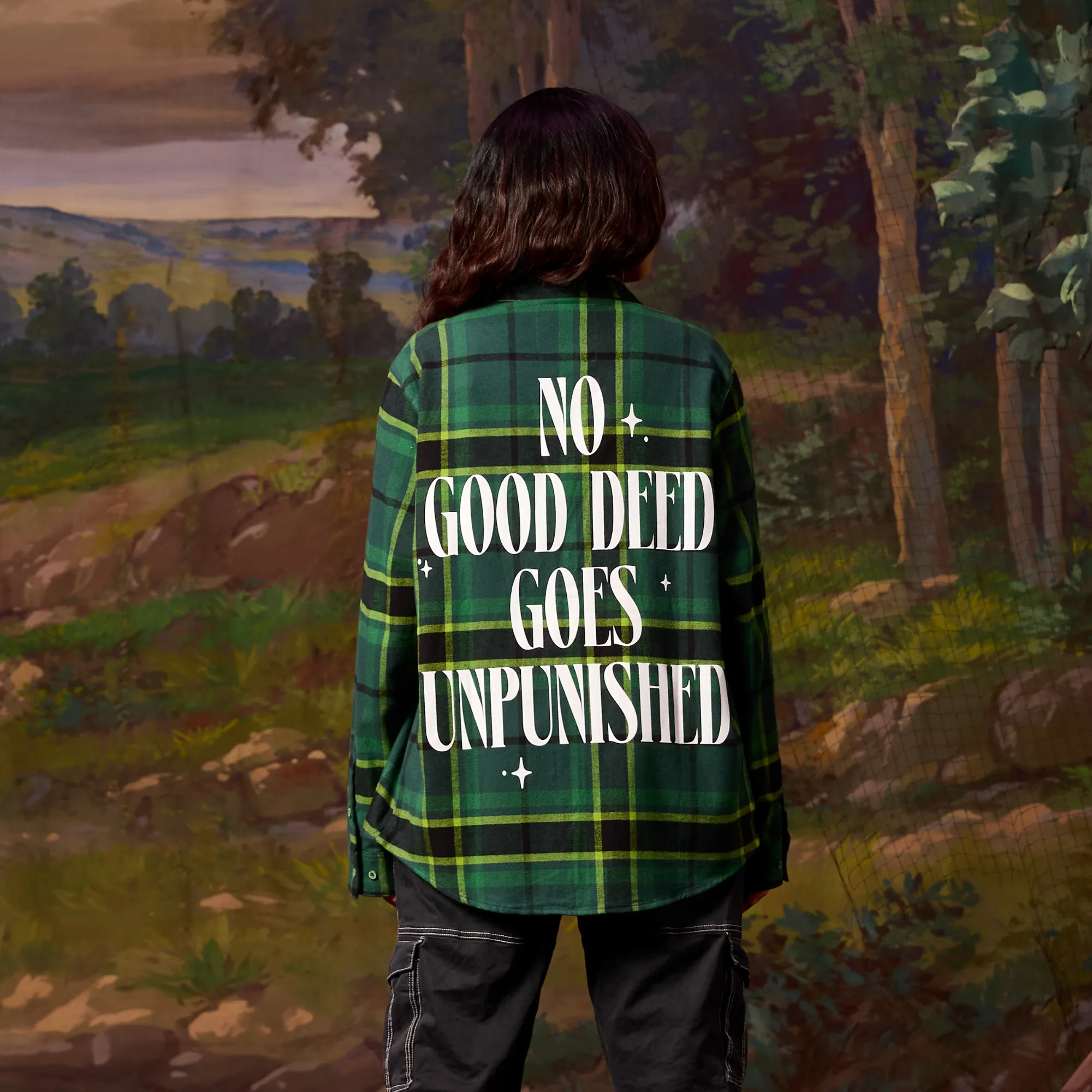 Wicked Elphaba Flannel II sold by Cakeworthy