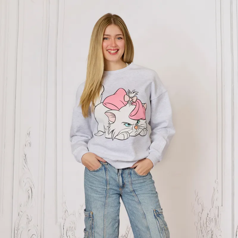 The Aristocats Bow Cutout Crewneck sold by Cakeworthy
