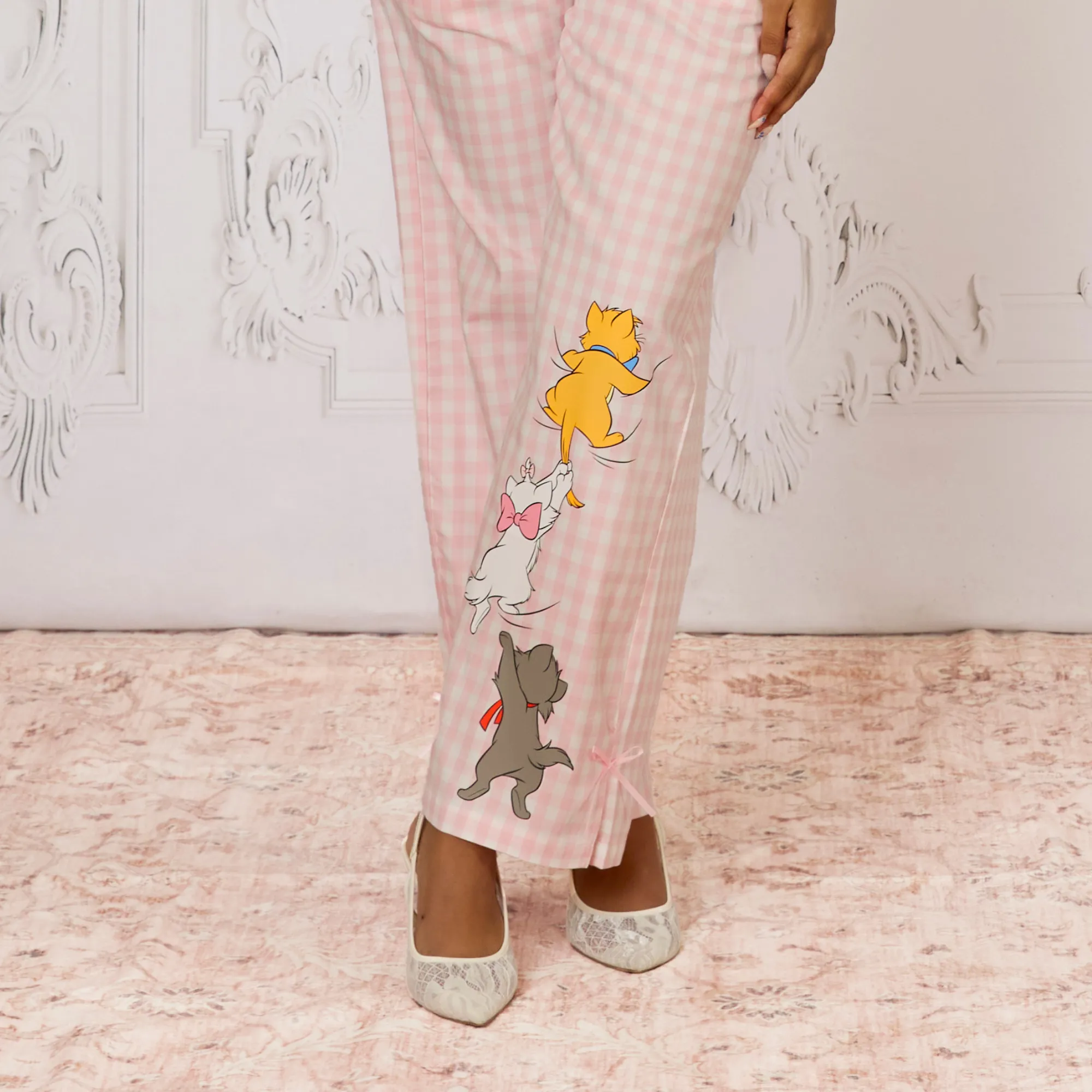 The Aristocats Bow Lounge Pants sold by Cakeworthy product image thumbnail 3