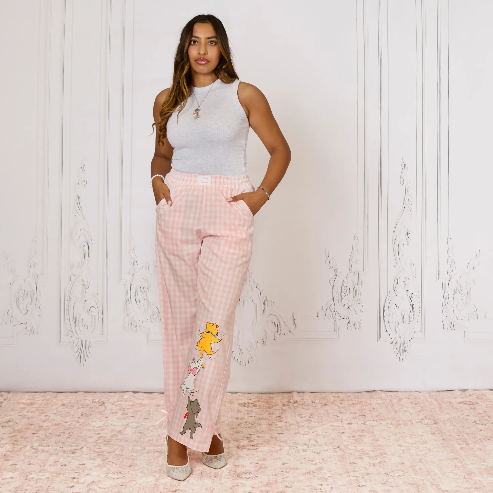 The Aristocats Bow Lounge Pants sold by Cakeworthy product image thumbnail 4