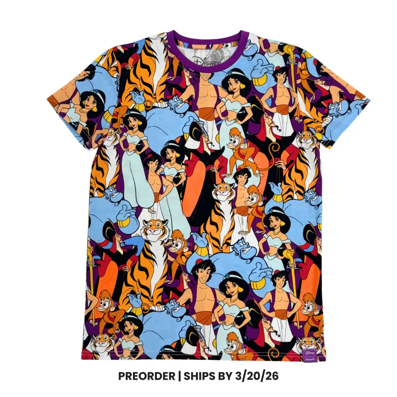 Aladdin AOP T-Shirt sold by Cakeworthy